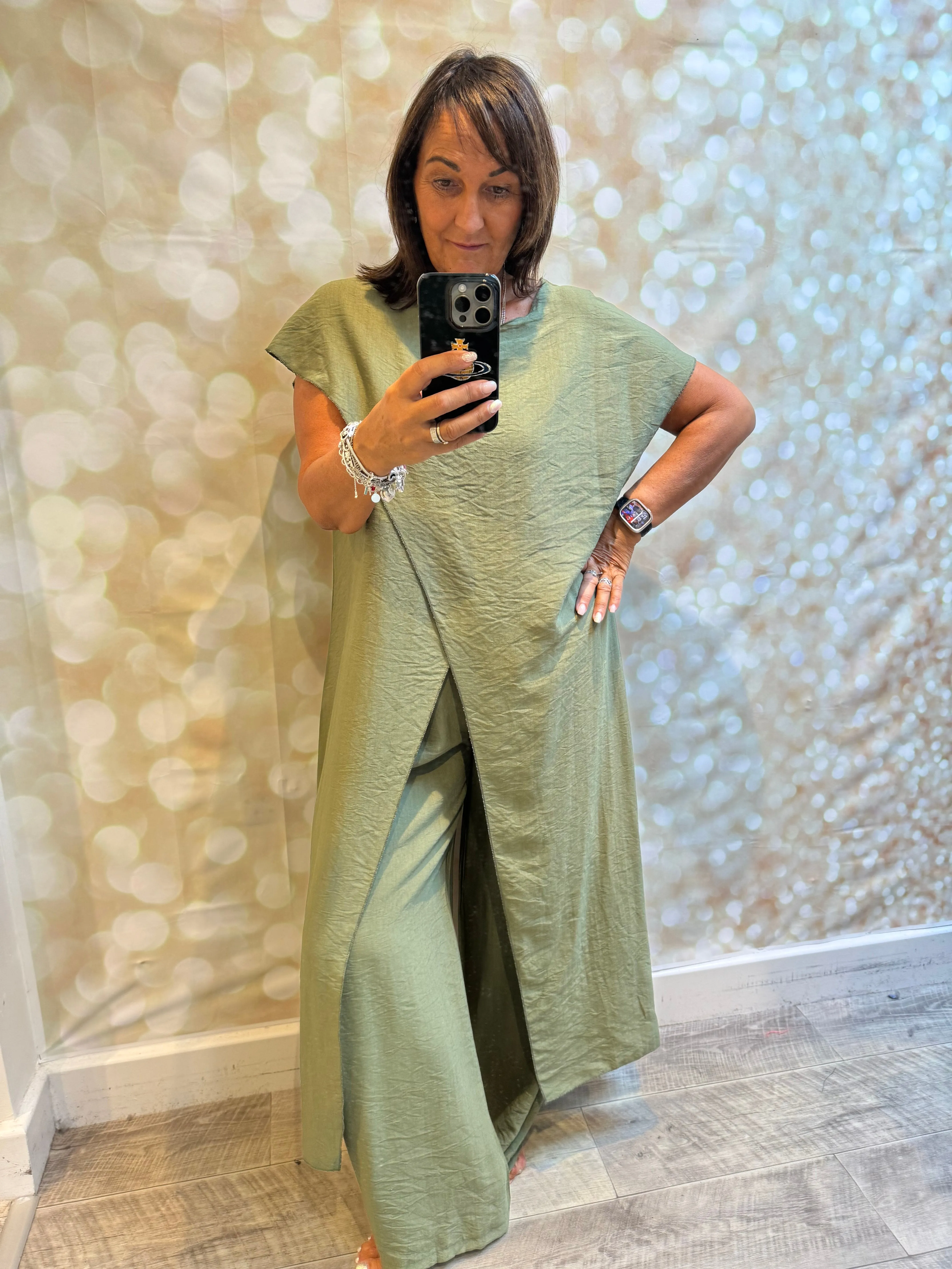 2 Piece Palazzo Trouser / Tunic set