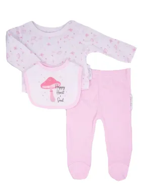 3 Piece Toadstool Set - Pink