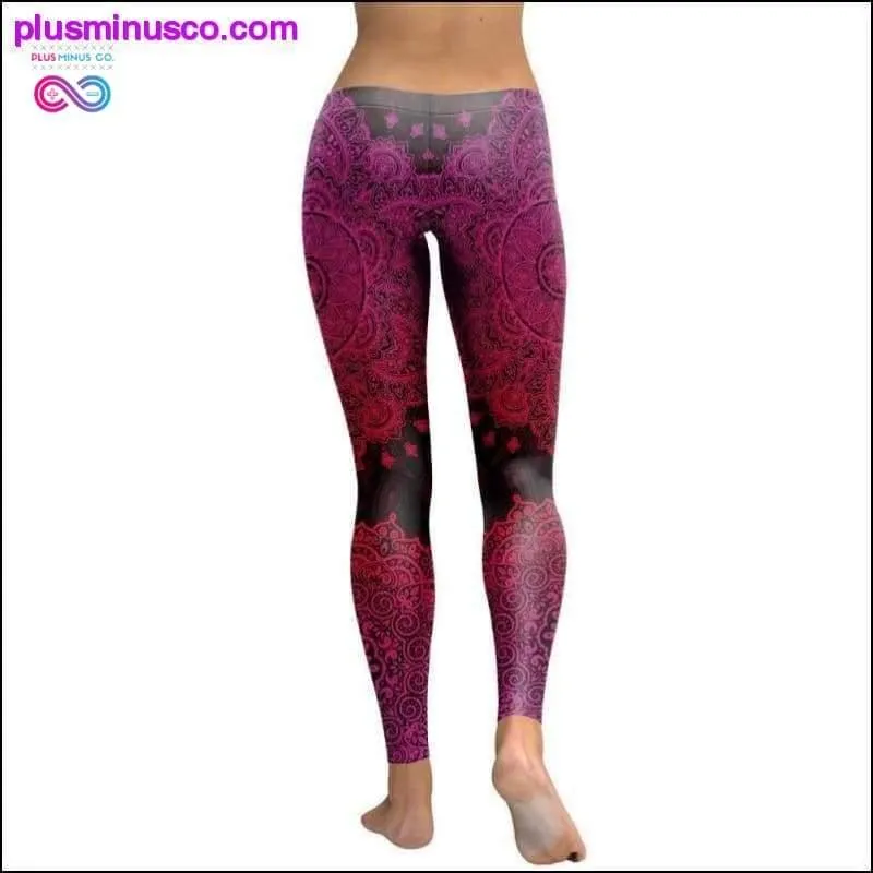 3D printed Paisley Mosaic women's yoga Skinny leggings