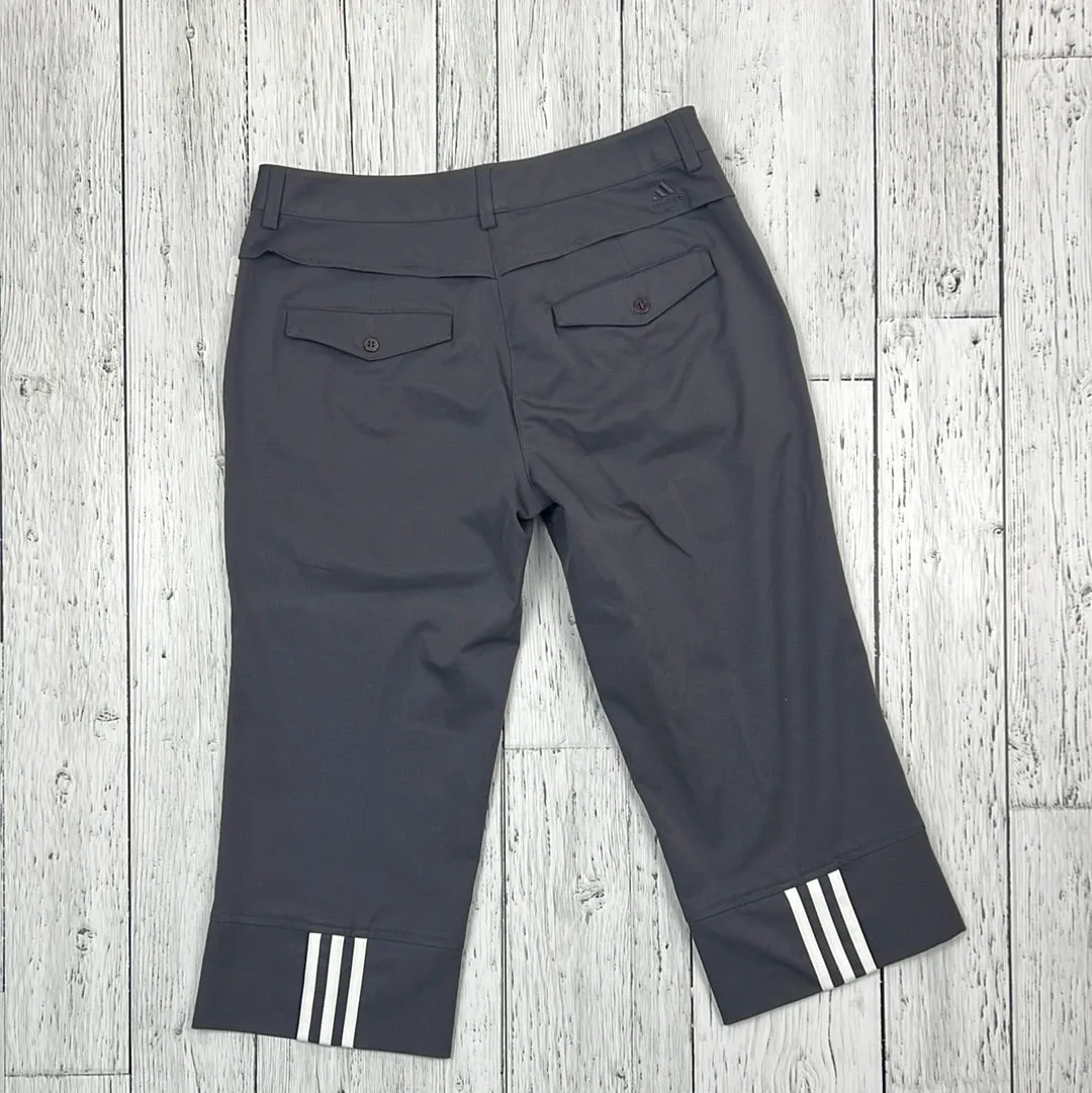 adidas grey crop golf pant - XS/2