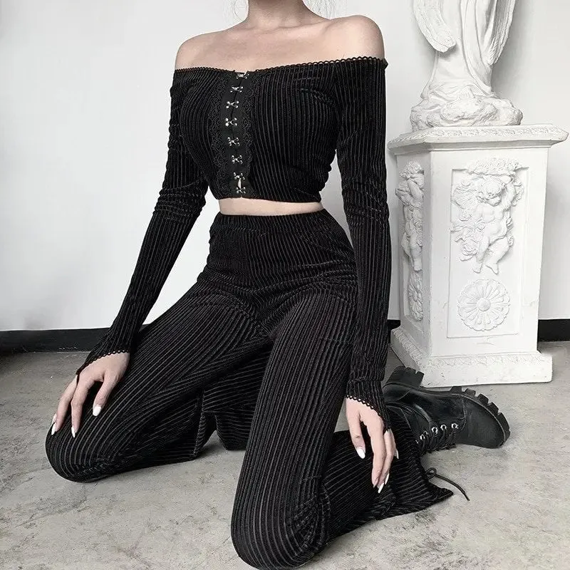 Aesthetic Goth Dark Vintage Pants