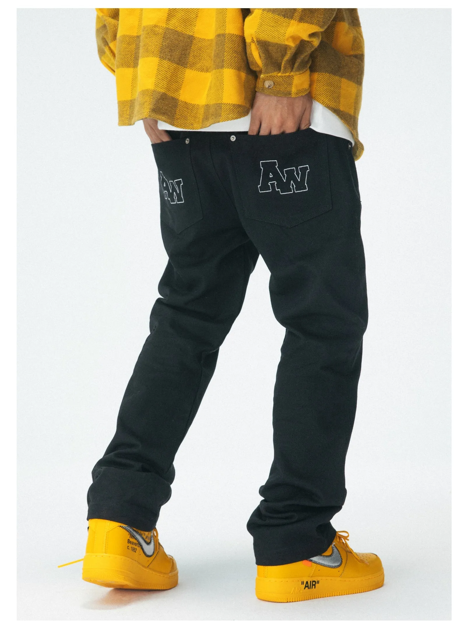 ANTIDOTE Embroidered LOGO Trousers