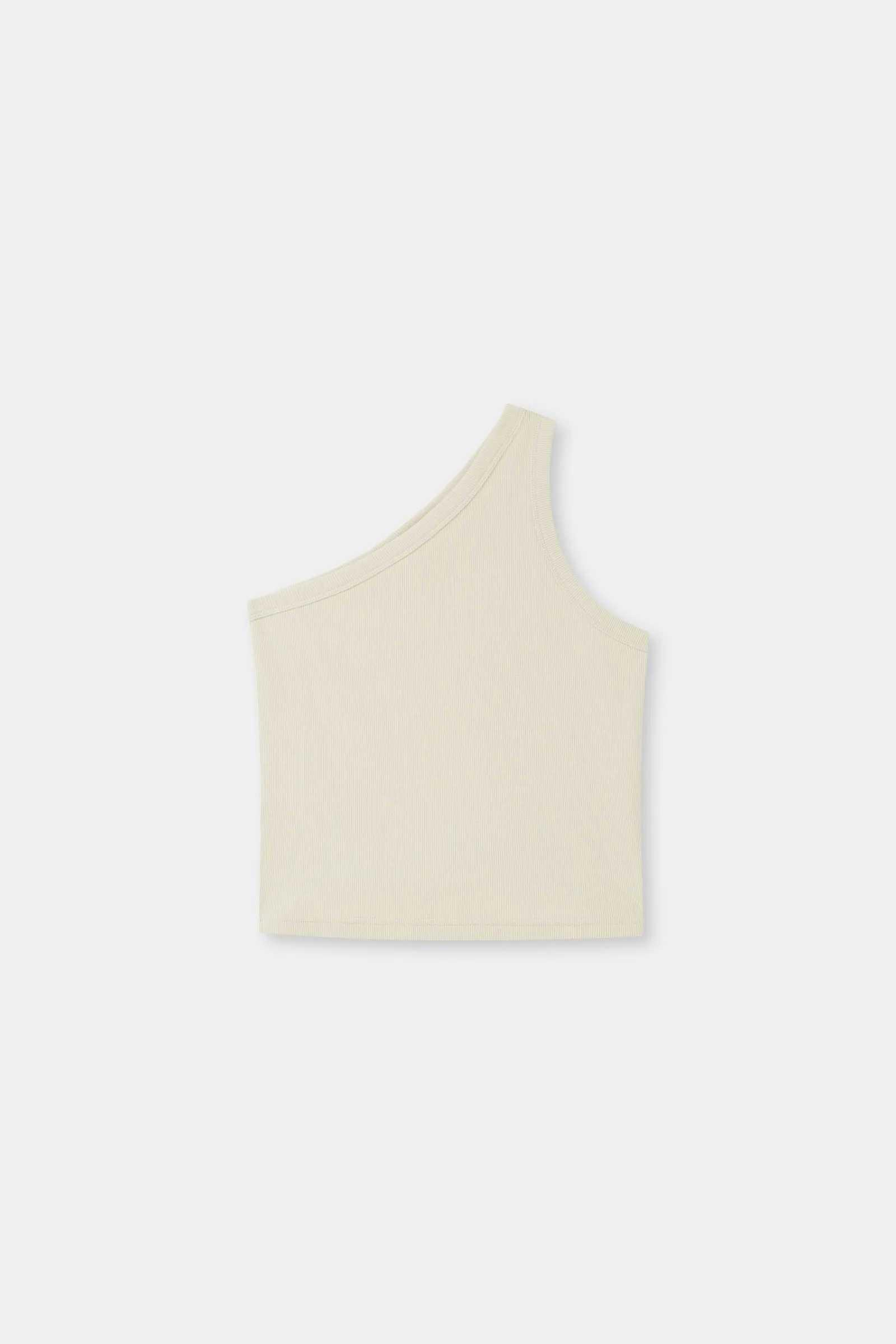 Asymmetrical Tank White