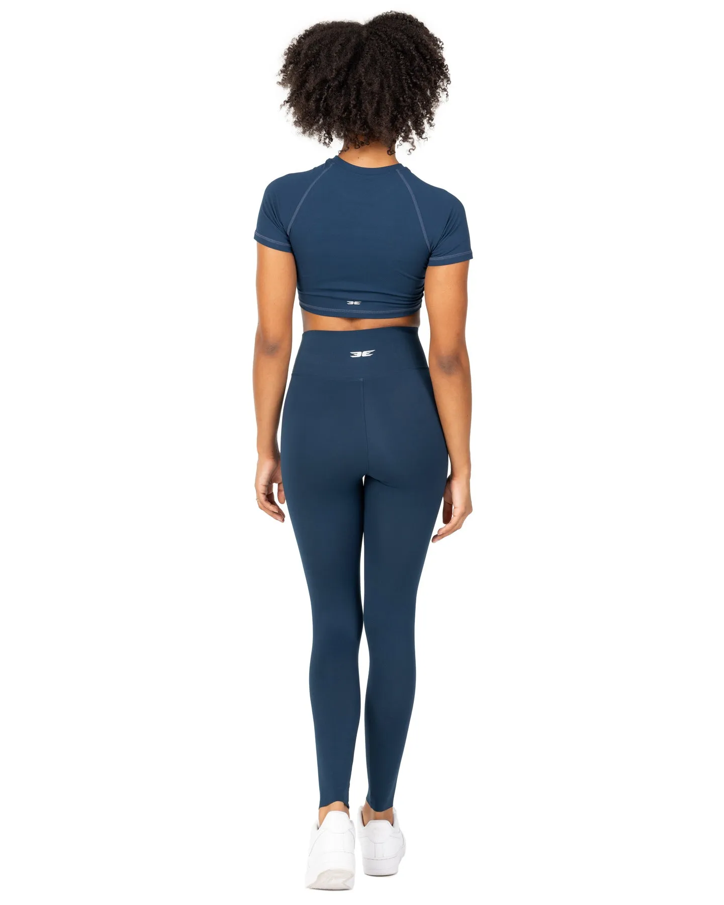 Aura Bonded Leggings - Navy