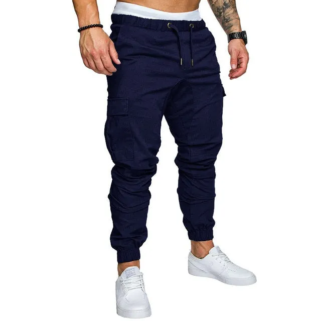 Autumn Men Pants Hip Hop Harem Joggers Pants