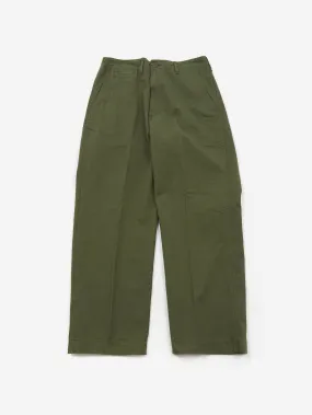 Beams Plus MIL Trousers Herringbone - Olive