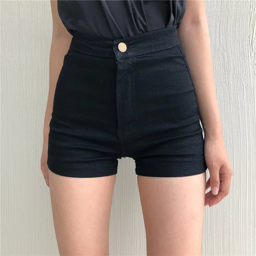 Black short pants KF90200