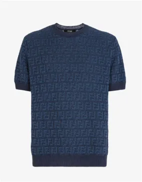 BLUE FF COTTON AND LINEN JUMPER