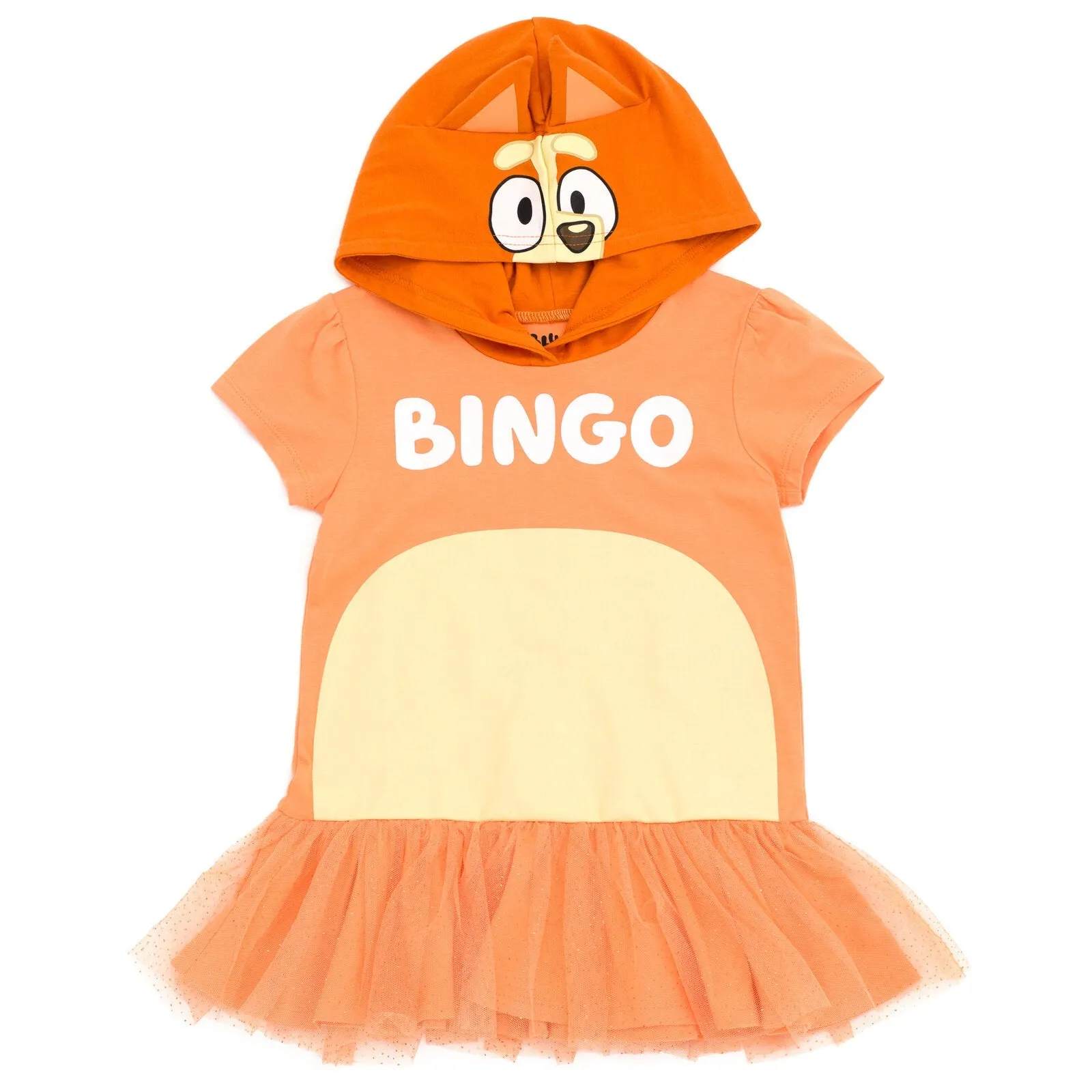 Bluey Bingo (Bluey) Cosplay Peplum T-Shirt and Leggings Outfit Set