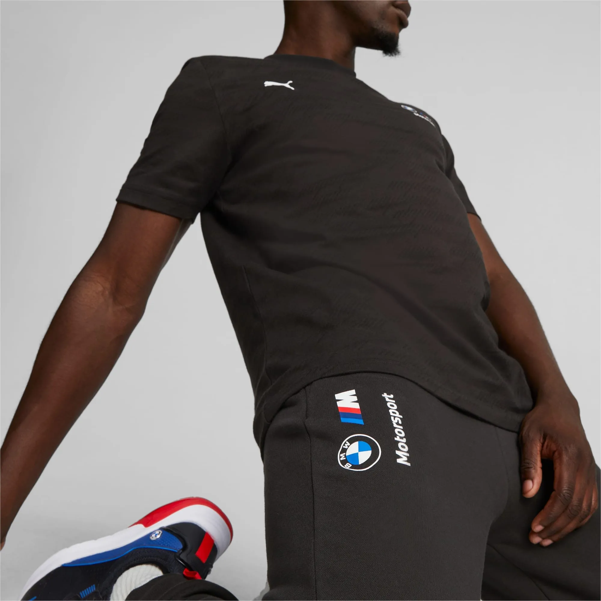 BMW M Motorsport Puma Men's Essentials Fleece Joggers - Black