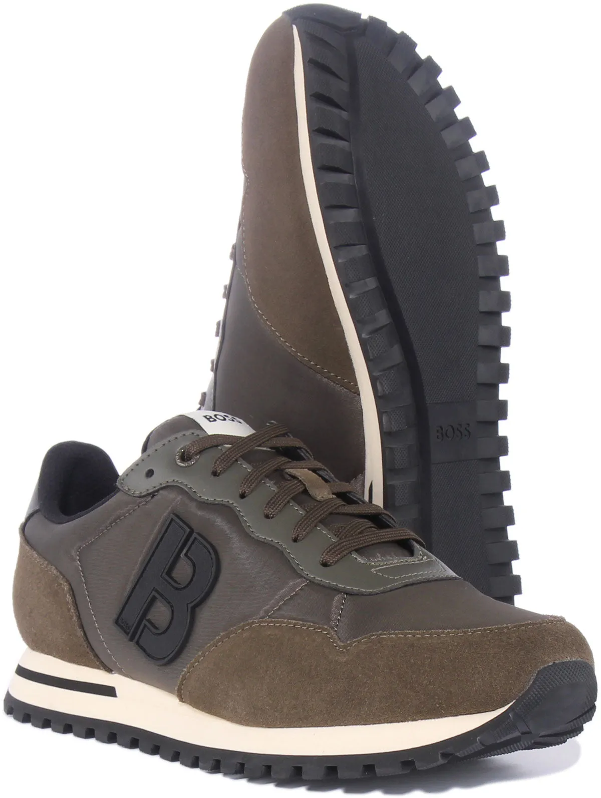 Boss Parker L Run In Olive For Men