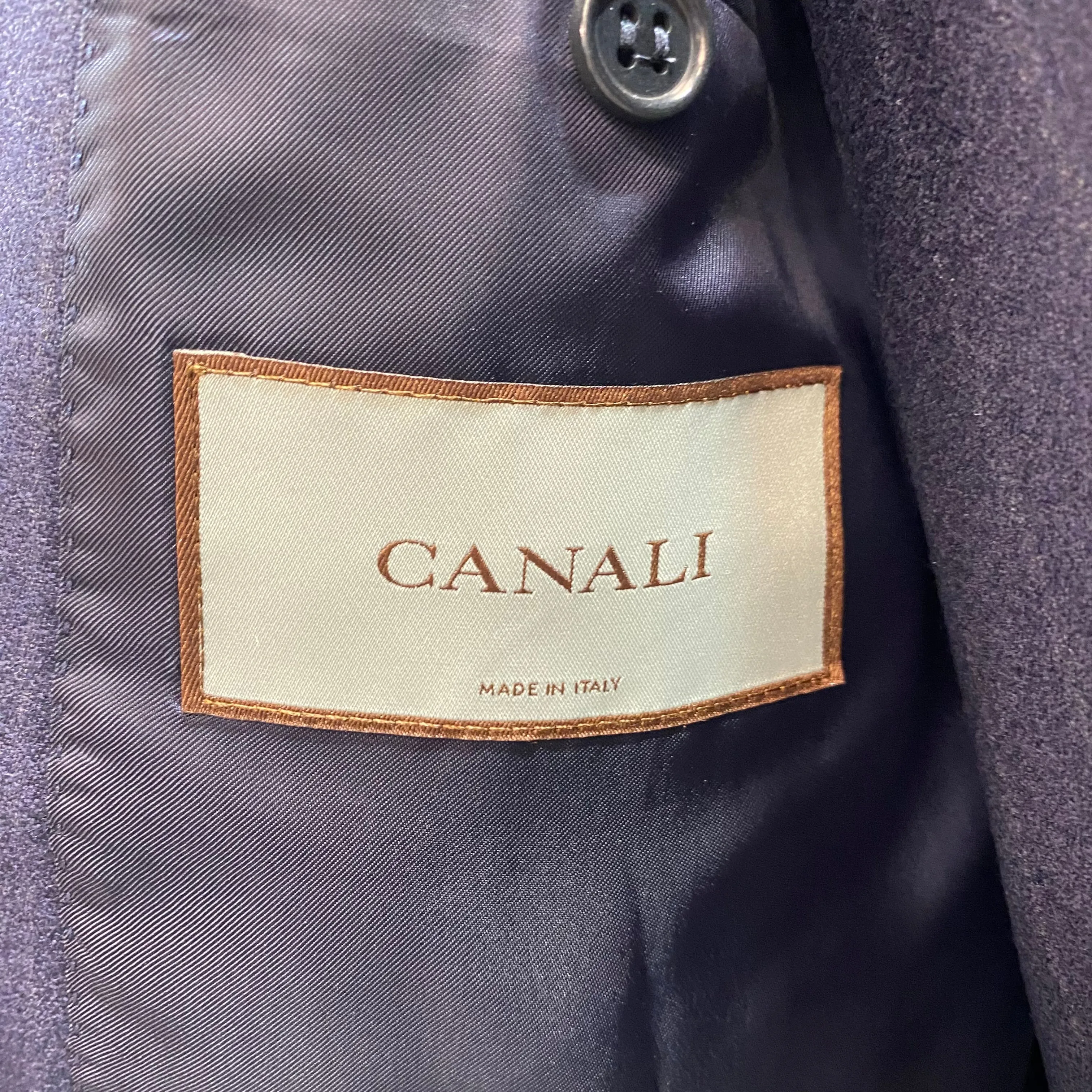 Canali Navy Pin Stripe Suit