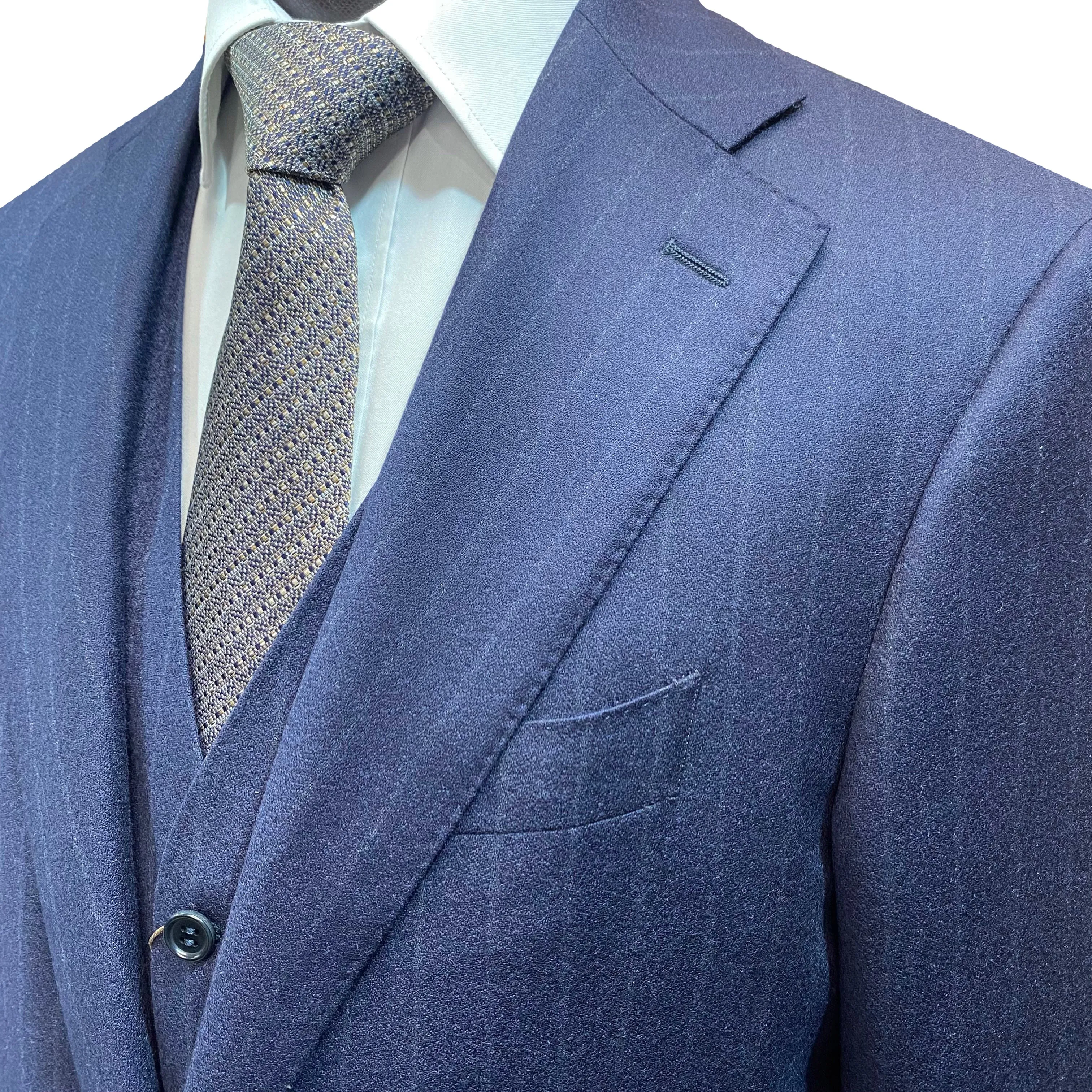 Canali Navy Pin Stripe Suit