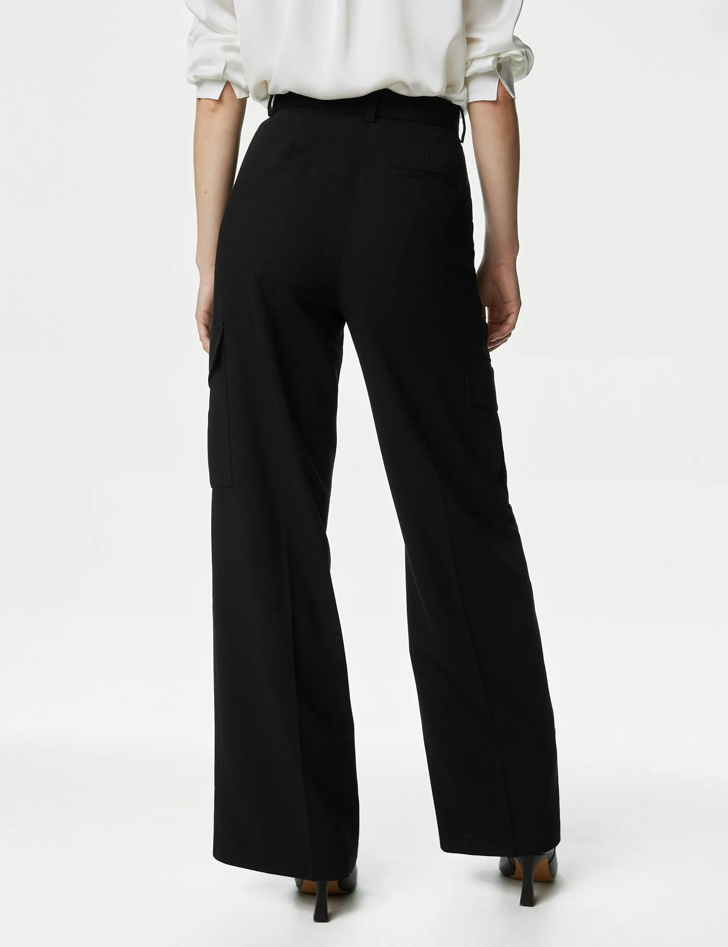 Cargo Wide Leg Trousers