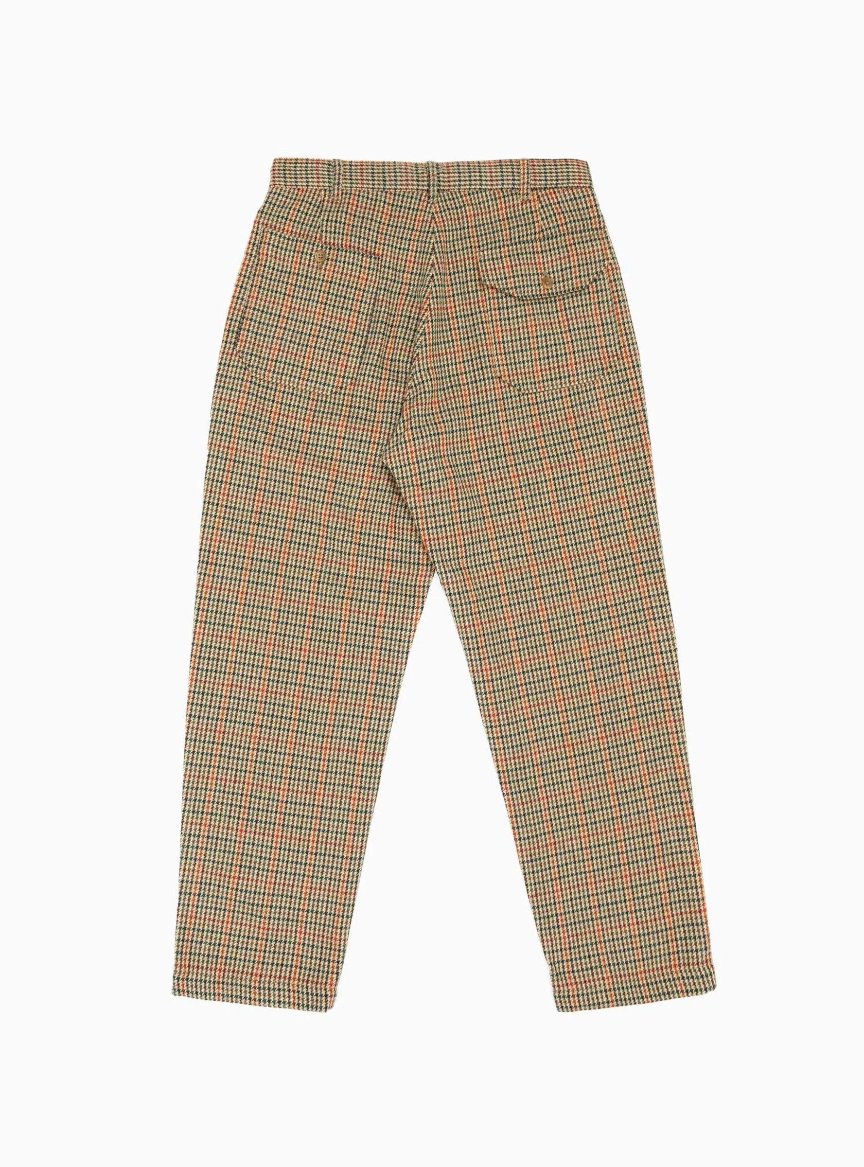 Carlyle Trousers Khaki Gunclub Check