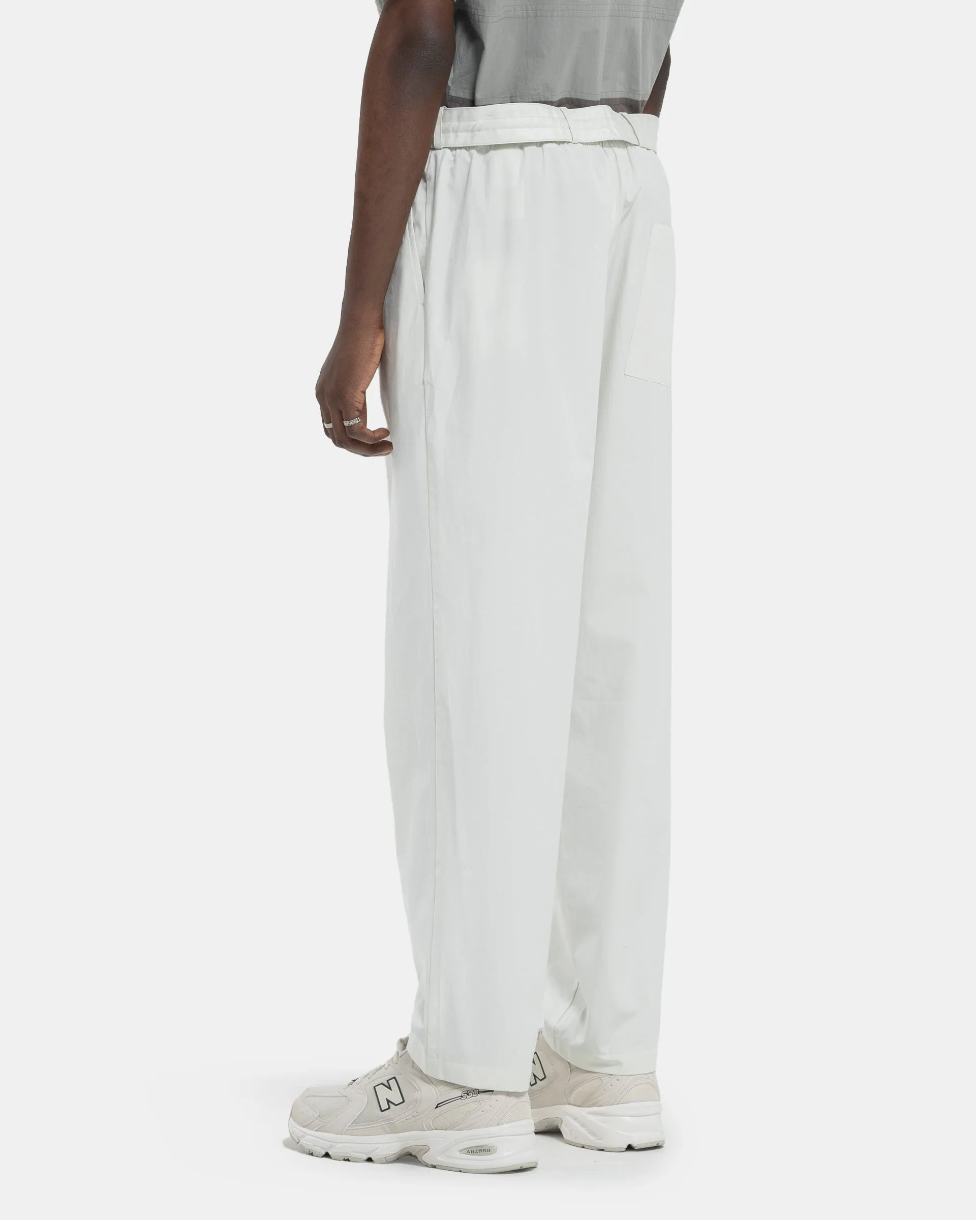 Circle Worker Trouser in Ecru