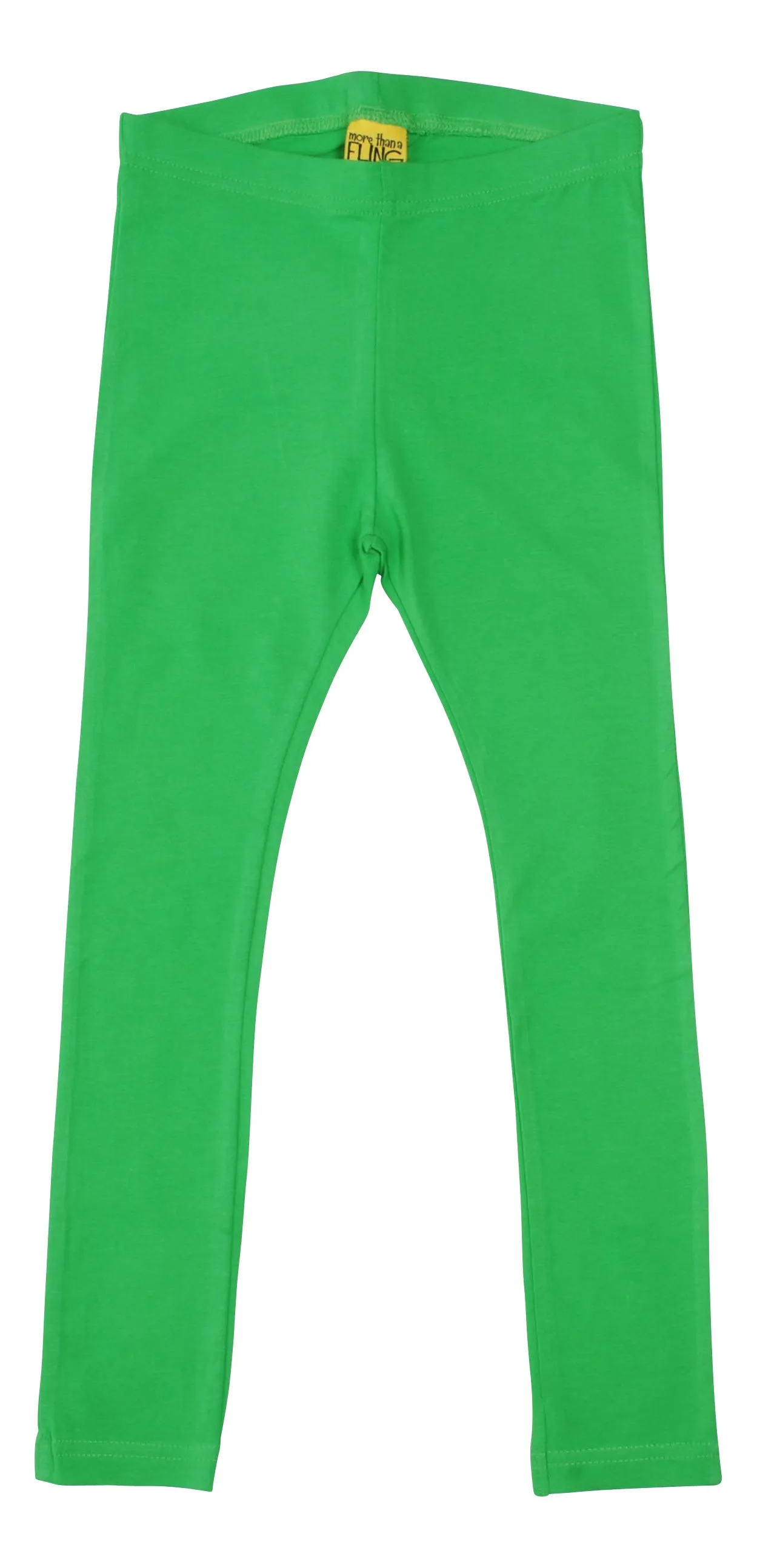 Classic Green/Kākāriki Leggings (2-4 & 12-14 years)