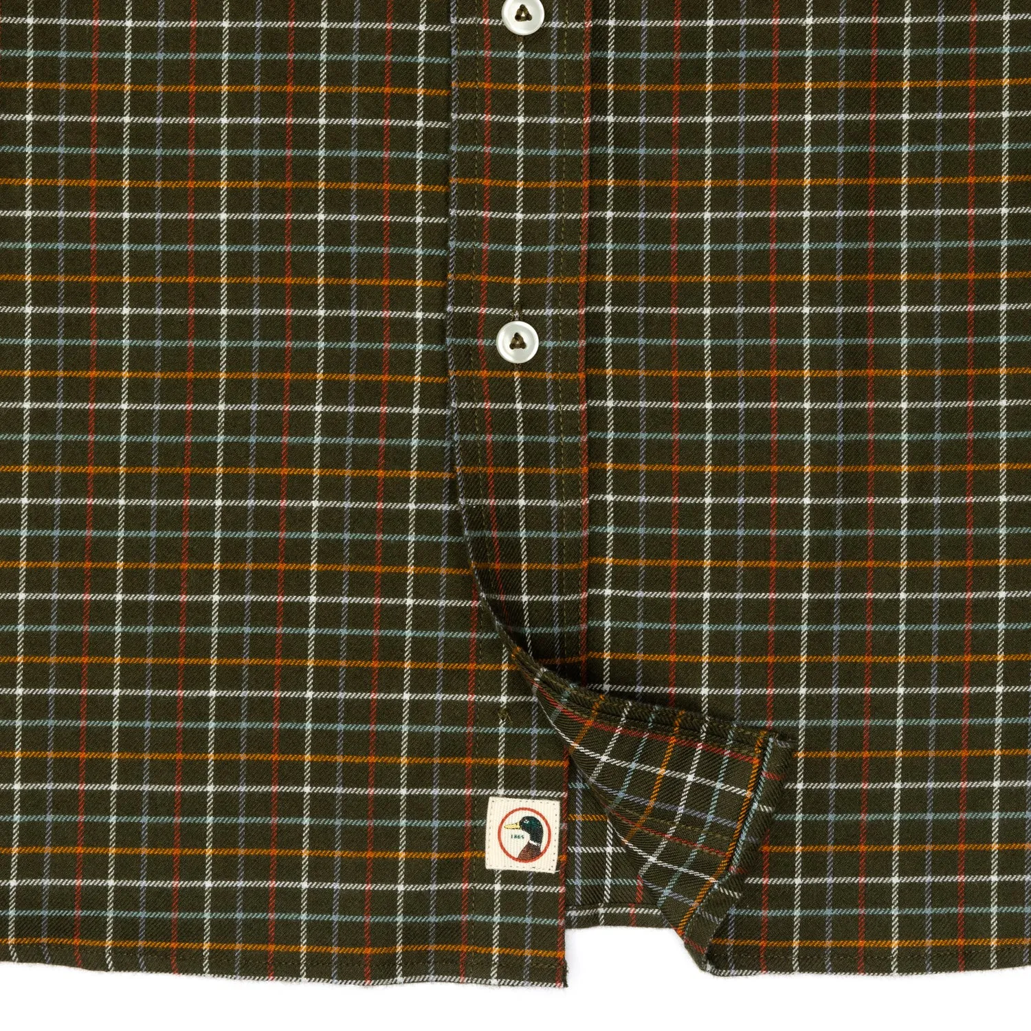 Clement Plaid Cotton Flannel Sport Shirt