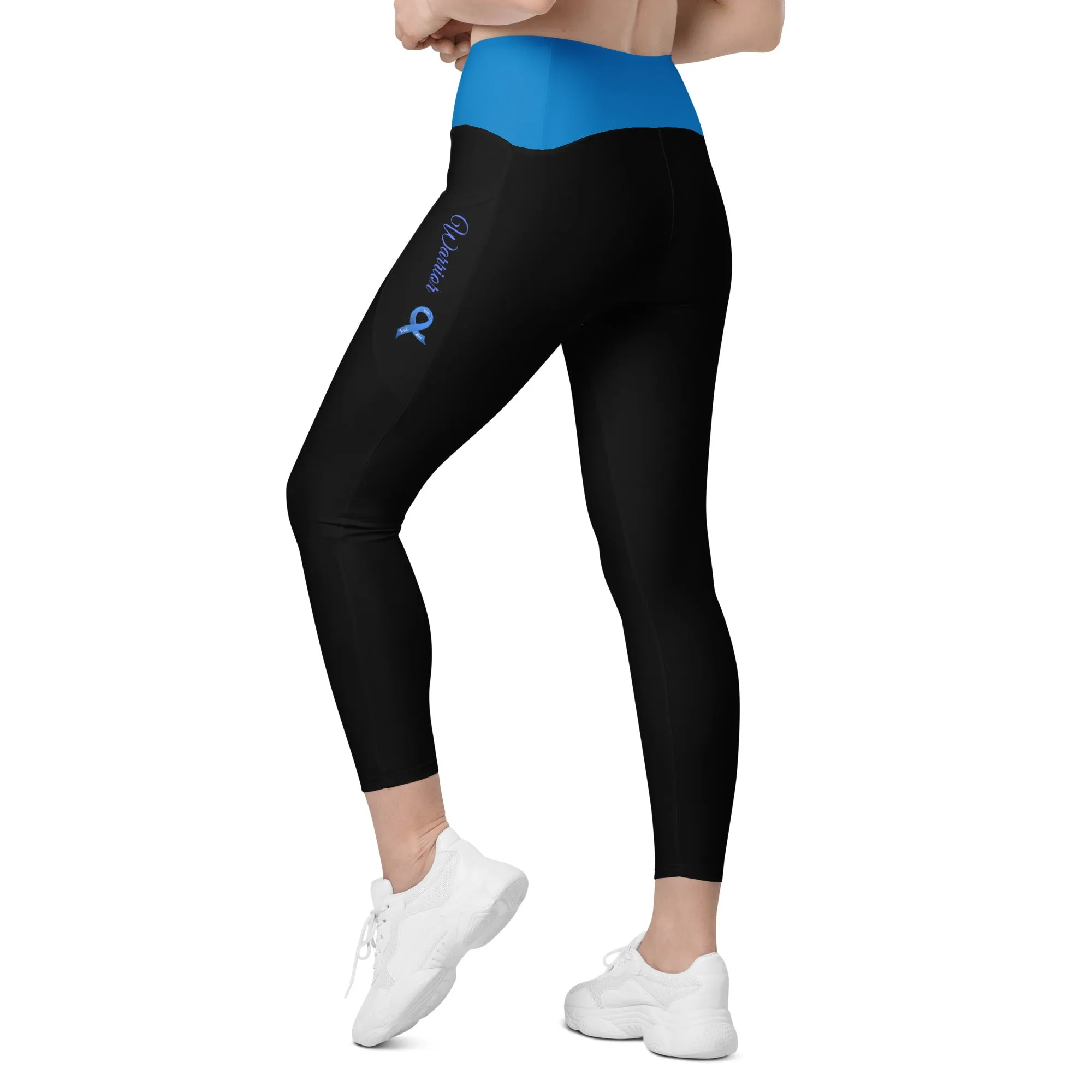 Colon Cancer "Warrior" Leggings with Pockets