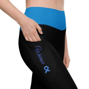 Colon Cancer "Warrior" Leggings with Pockets