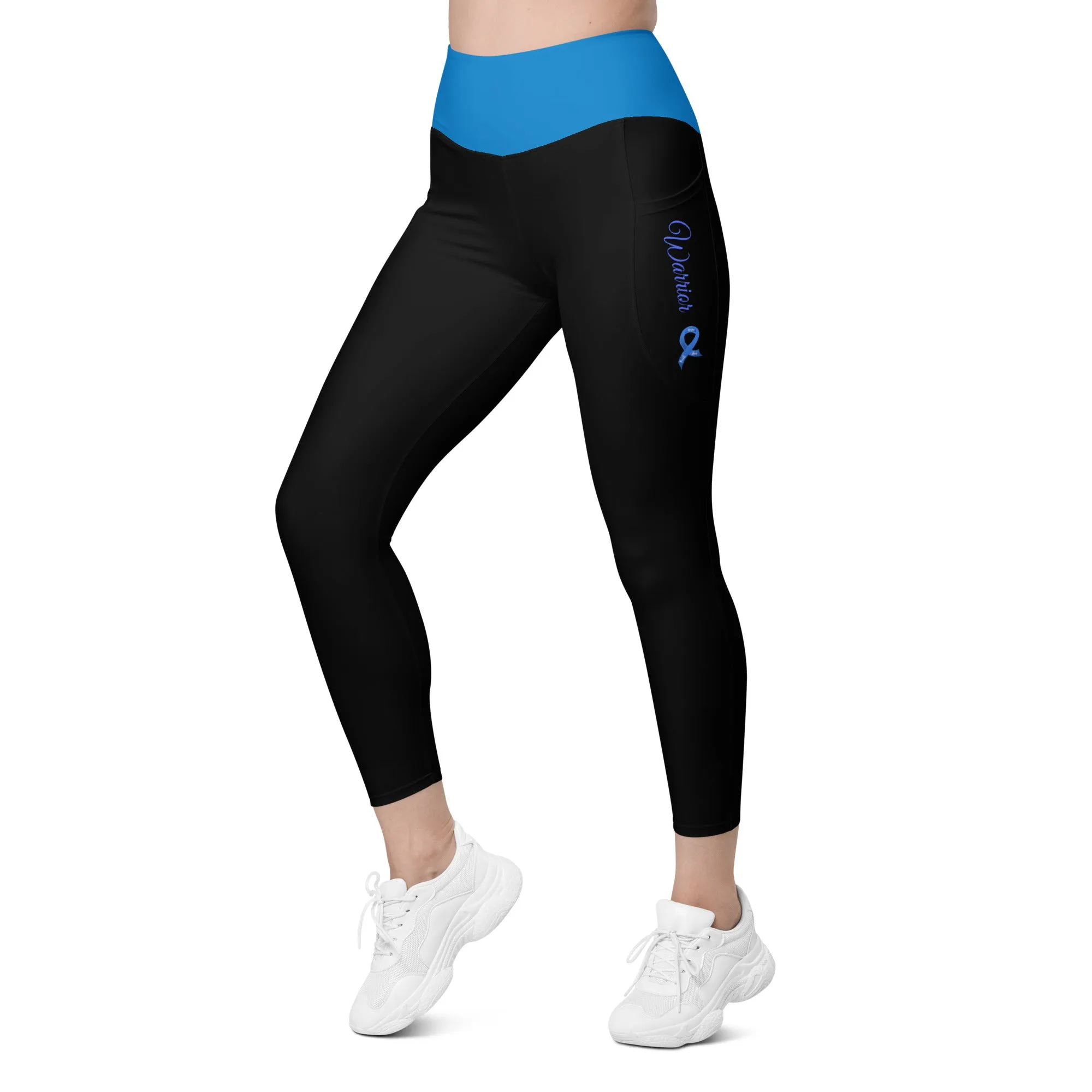 Colon Cancer "Warrior" Leggings with Pockets