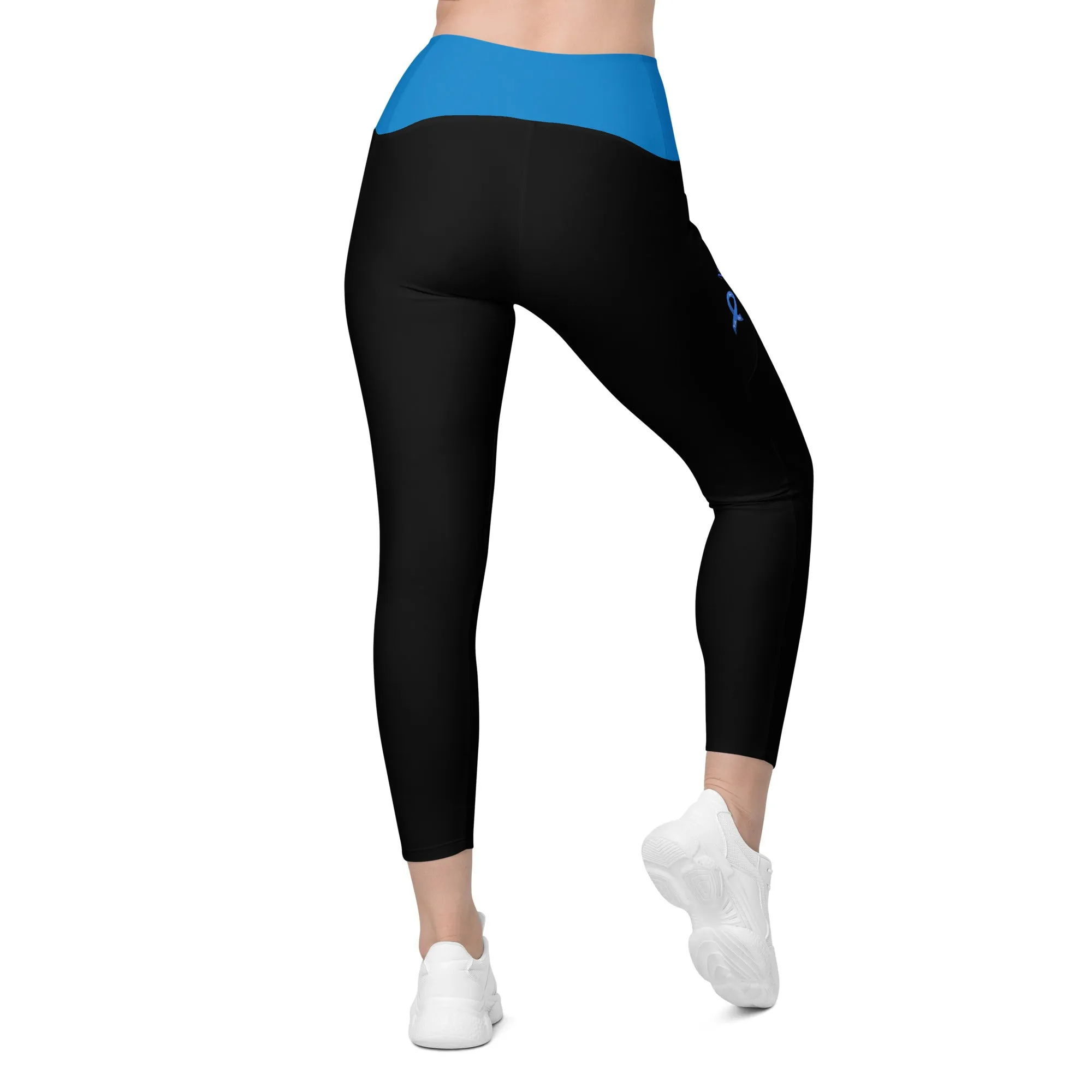 Colon Cancer "Warrior" Leggings with Pockets