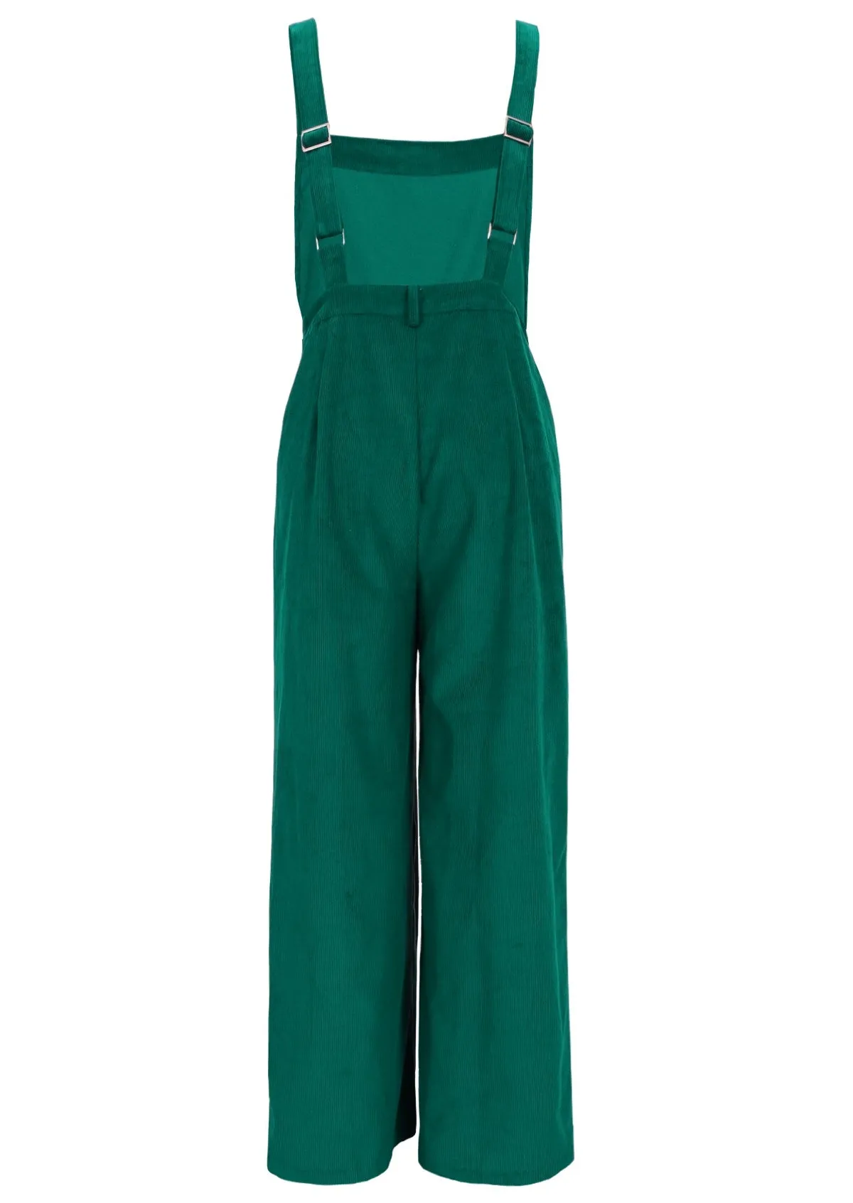 Corduroy Overalls Hunter Green