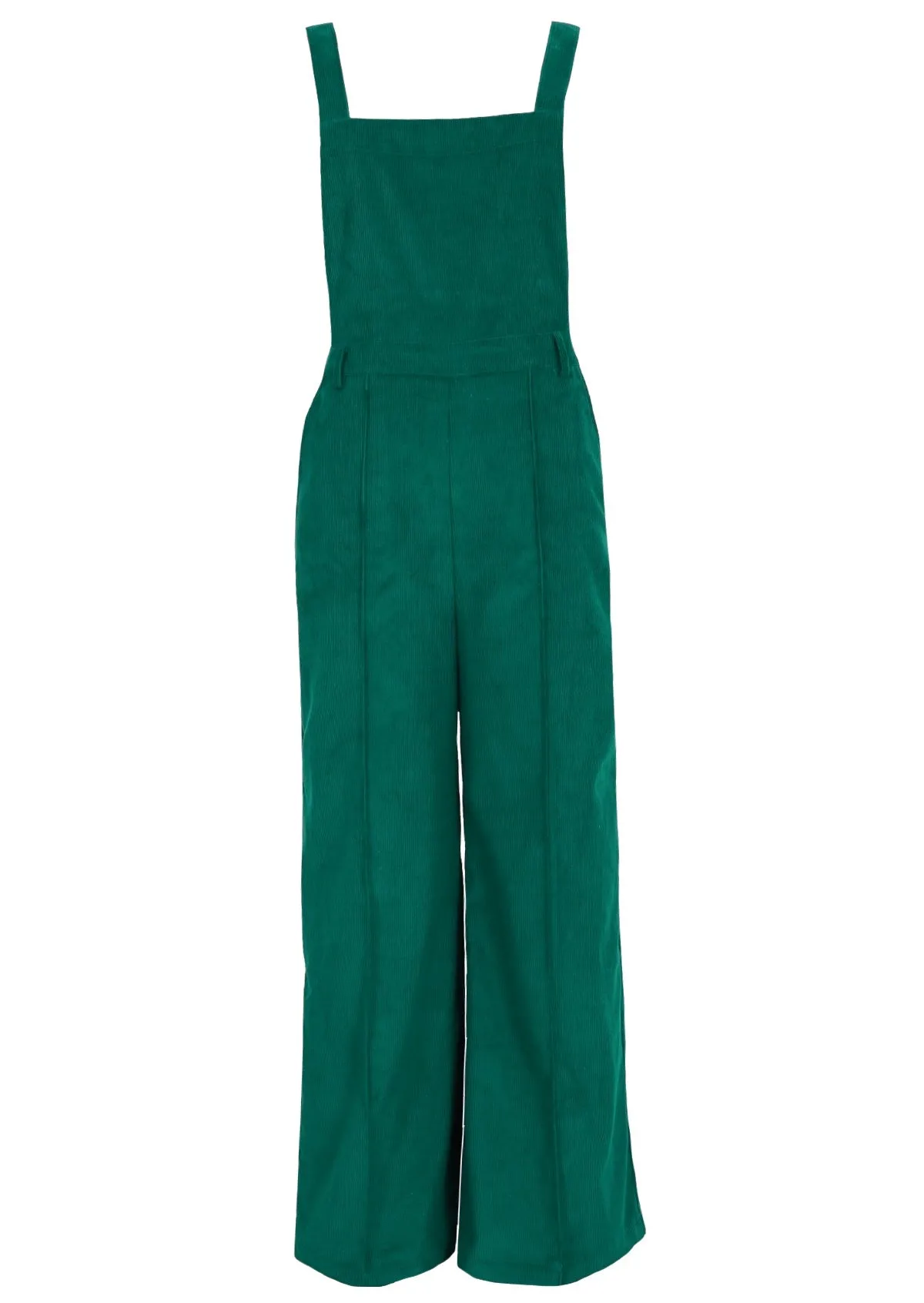 Corduroy Overalls Hunter Green