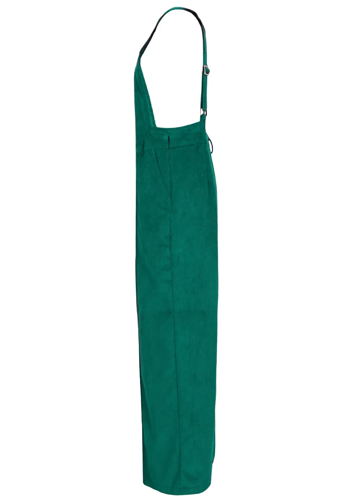 Corduroy Overalls Hunter Green