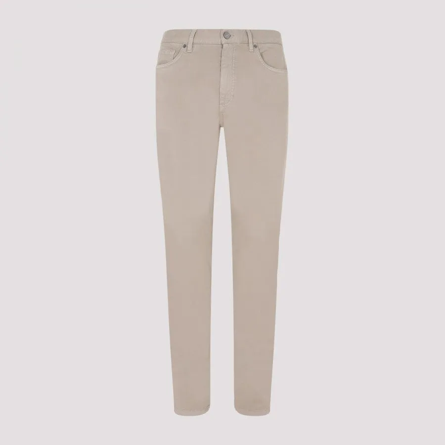 Cotton Stretch 5 Pocket | Taupe