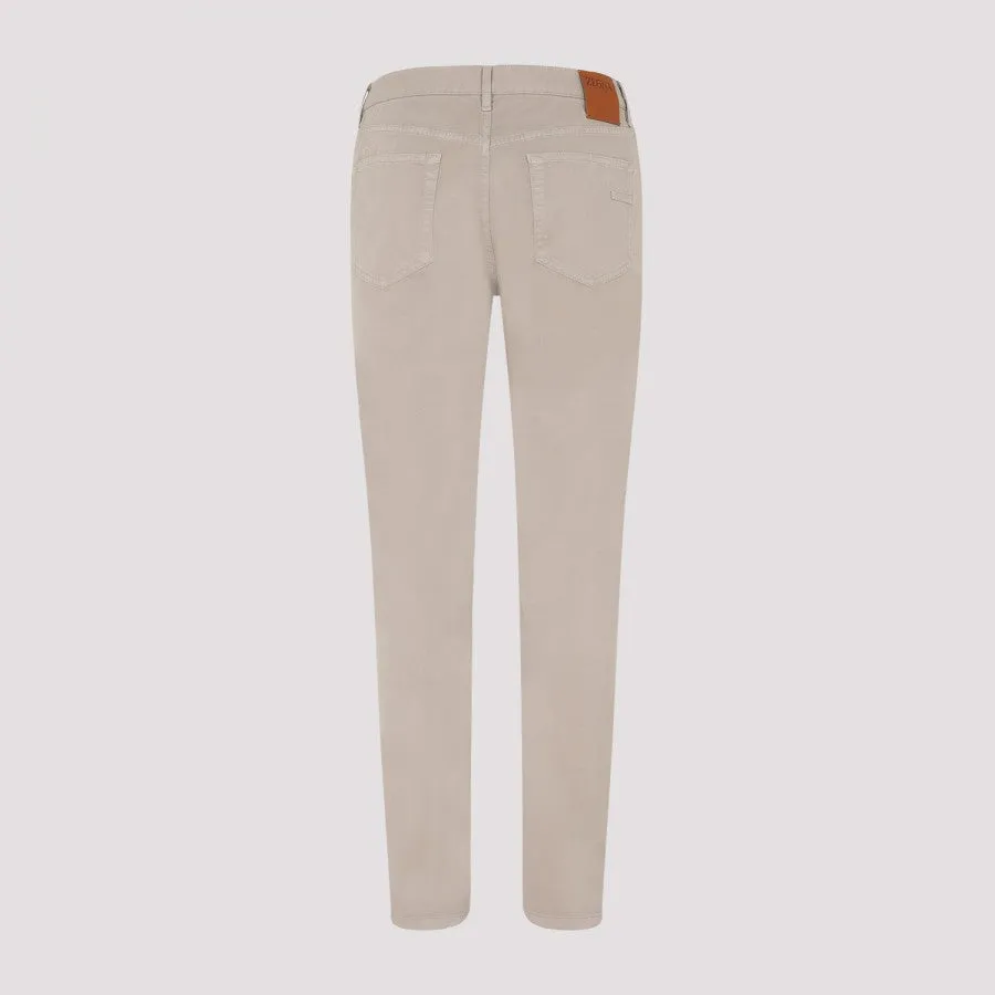 Cotton Stretch 5 Pocket | Taupe