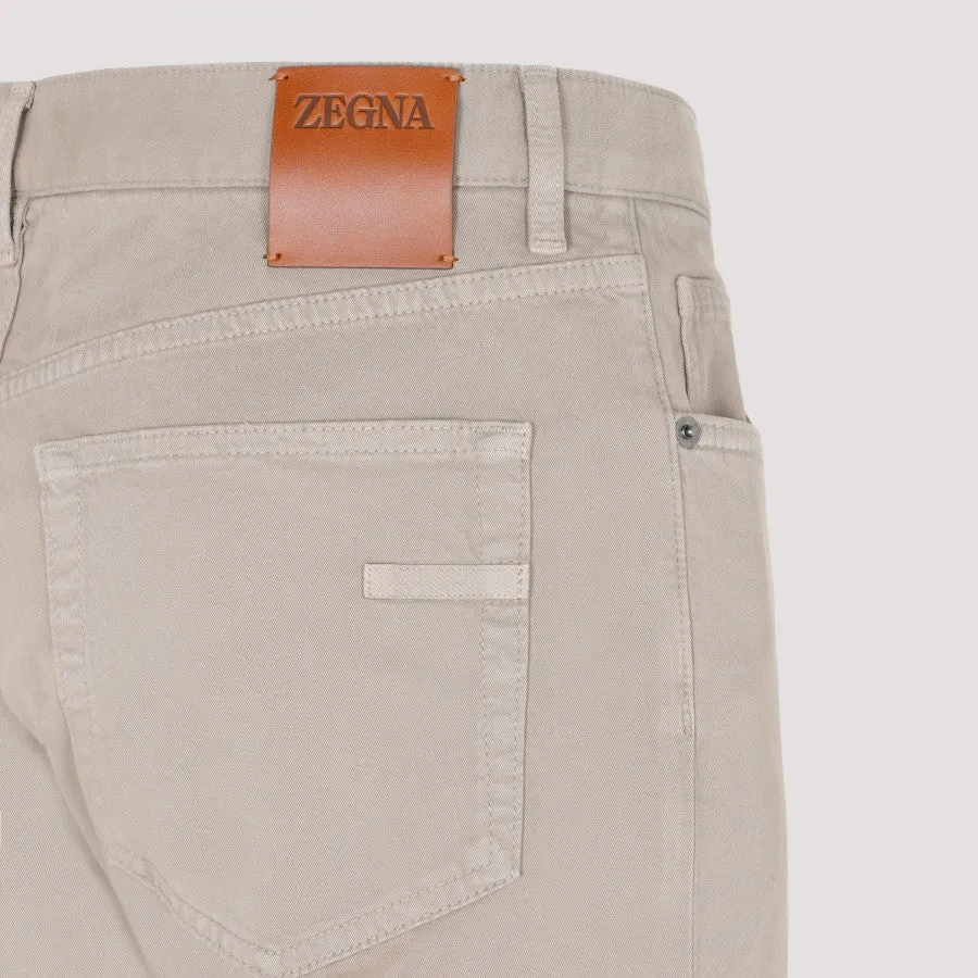 Cotton Stretch 5 Pocket | Taupe