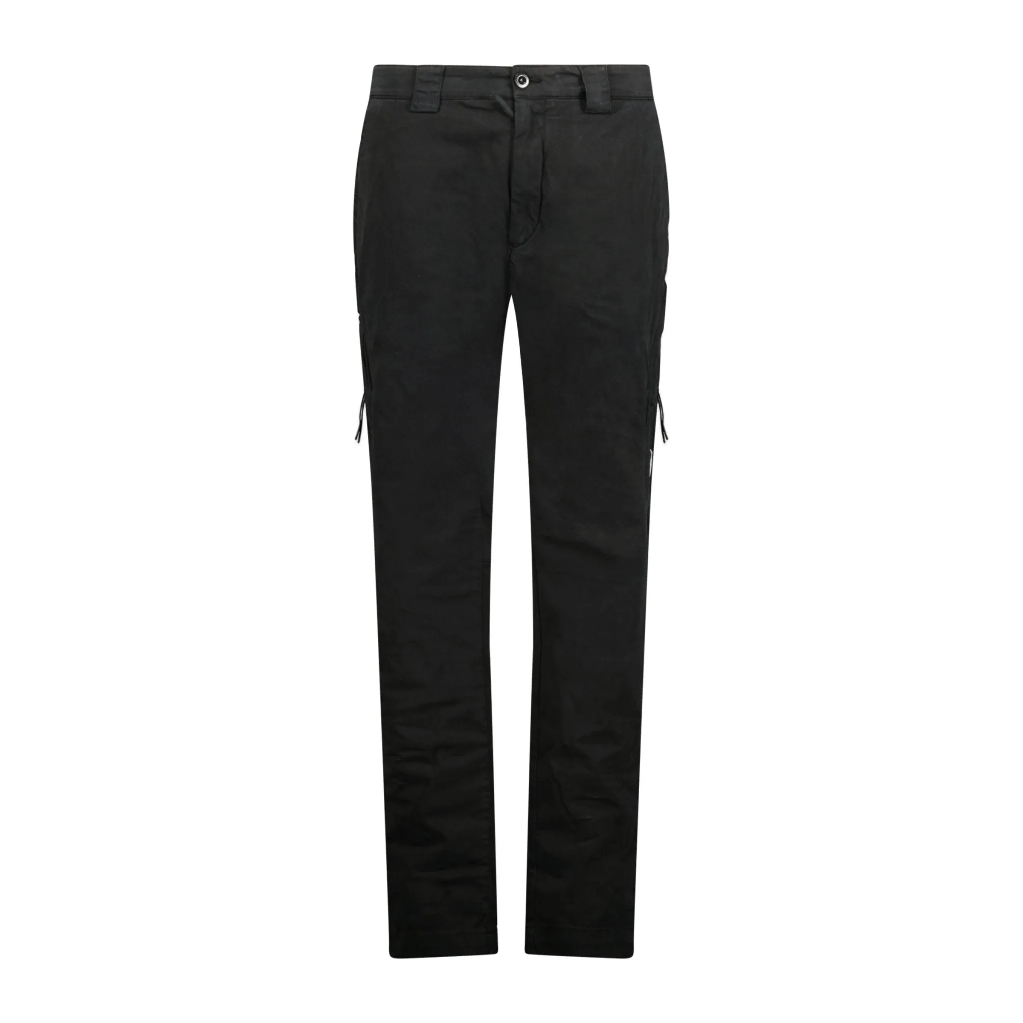 CP COMPANY Lens Stretch Sateen Cargo Pants Black