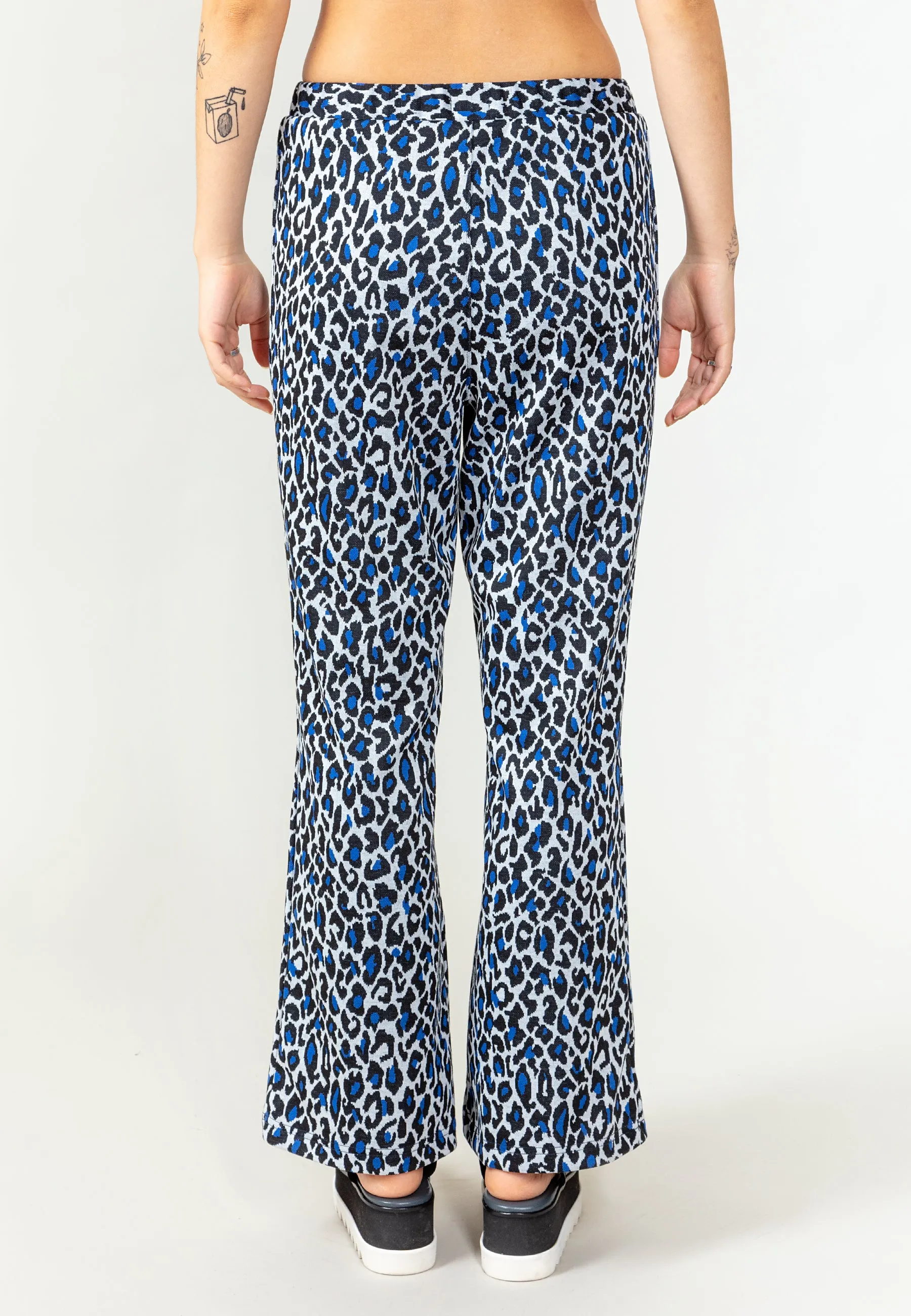 Daria Trousers Blue Leopard