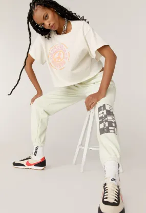 DAYDREAMER CHECKER LOGO BF SWEATPANT