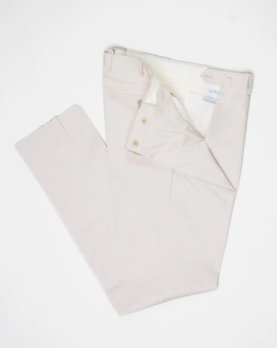 De Petrillo Cotton Trousers / Chalk