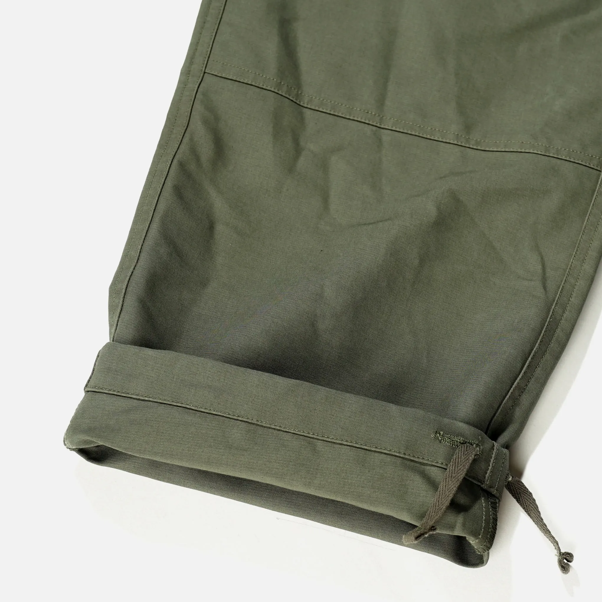 Deck Pant - Olive Cotton Double Cloth