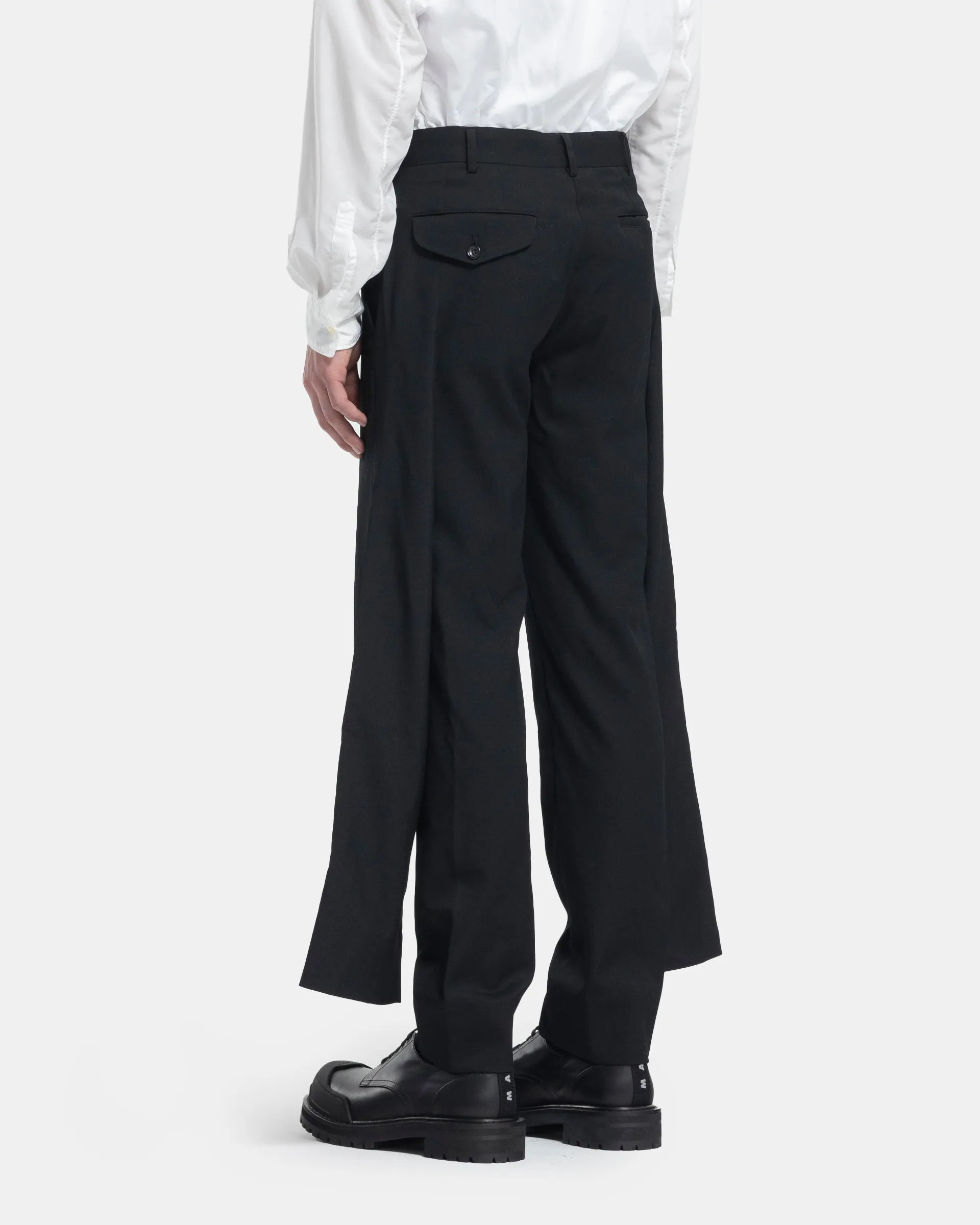 Double-Leg Trouser in Black