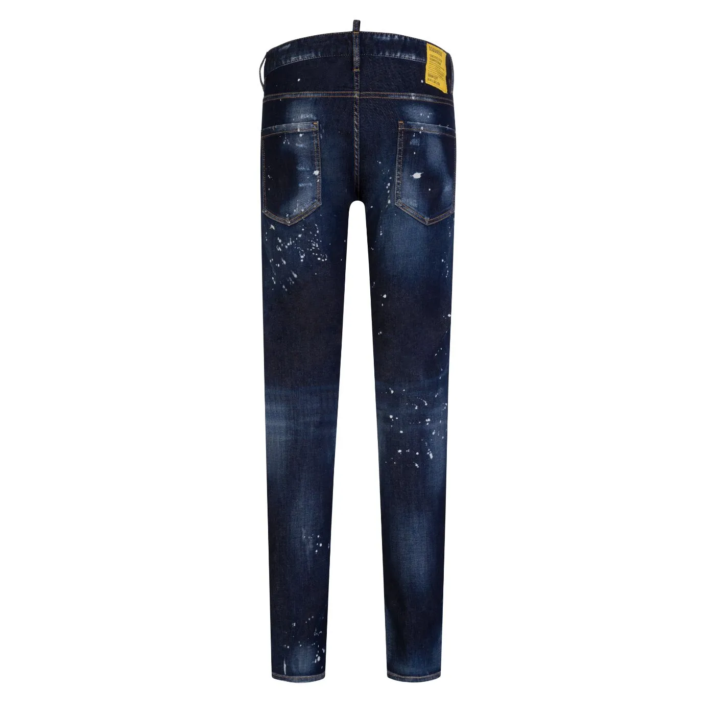 DSQUARED2 'Cool Guy' White Paint Splatter Slim Fit Jeans Blue