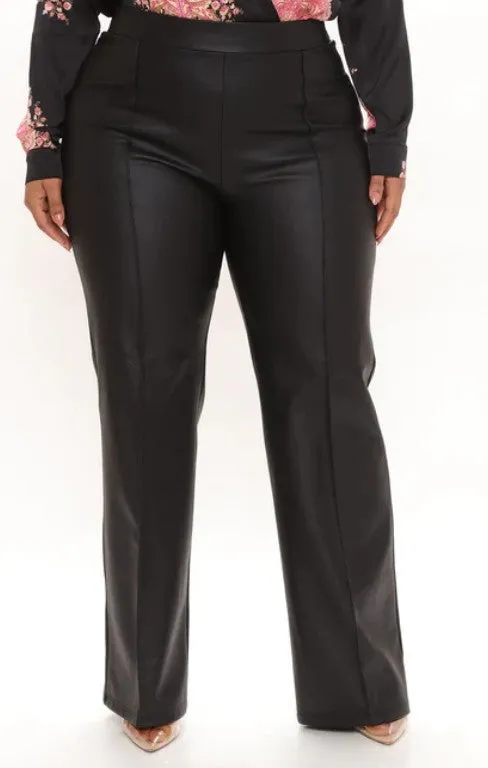 Faux Leather Pants