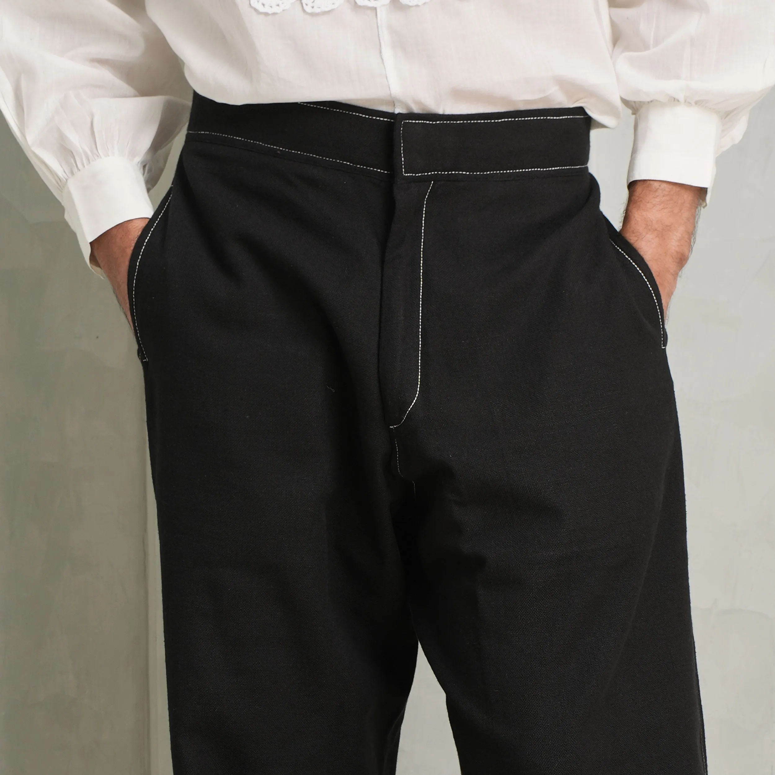 Flat Front Trousers