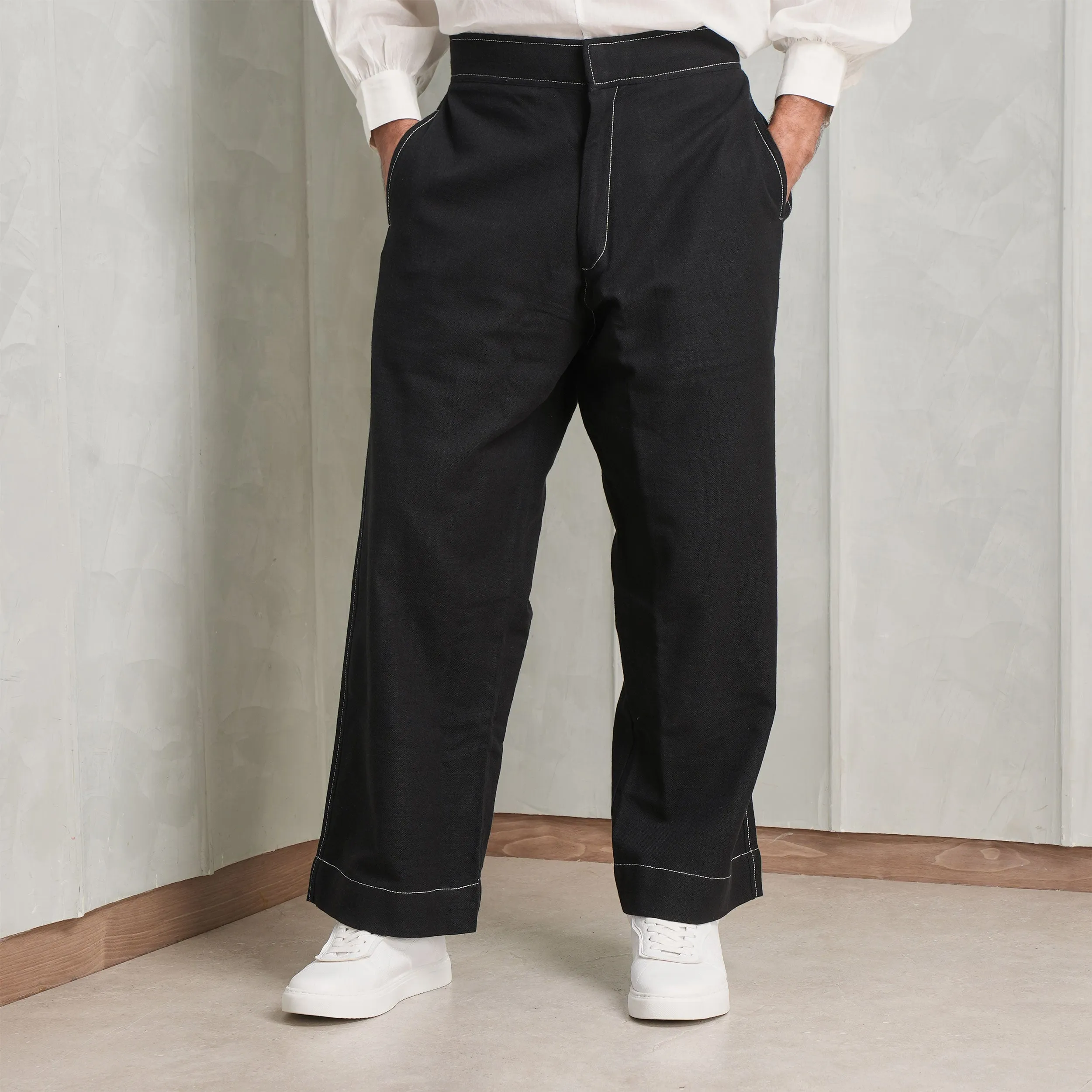 Flat Front Trousers