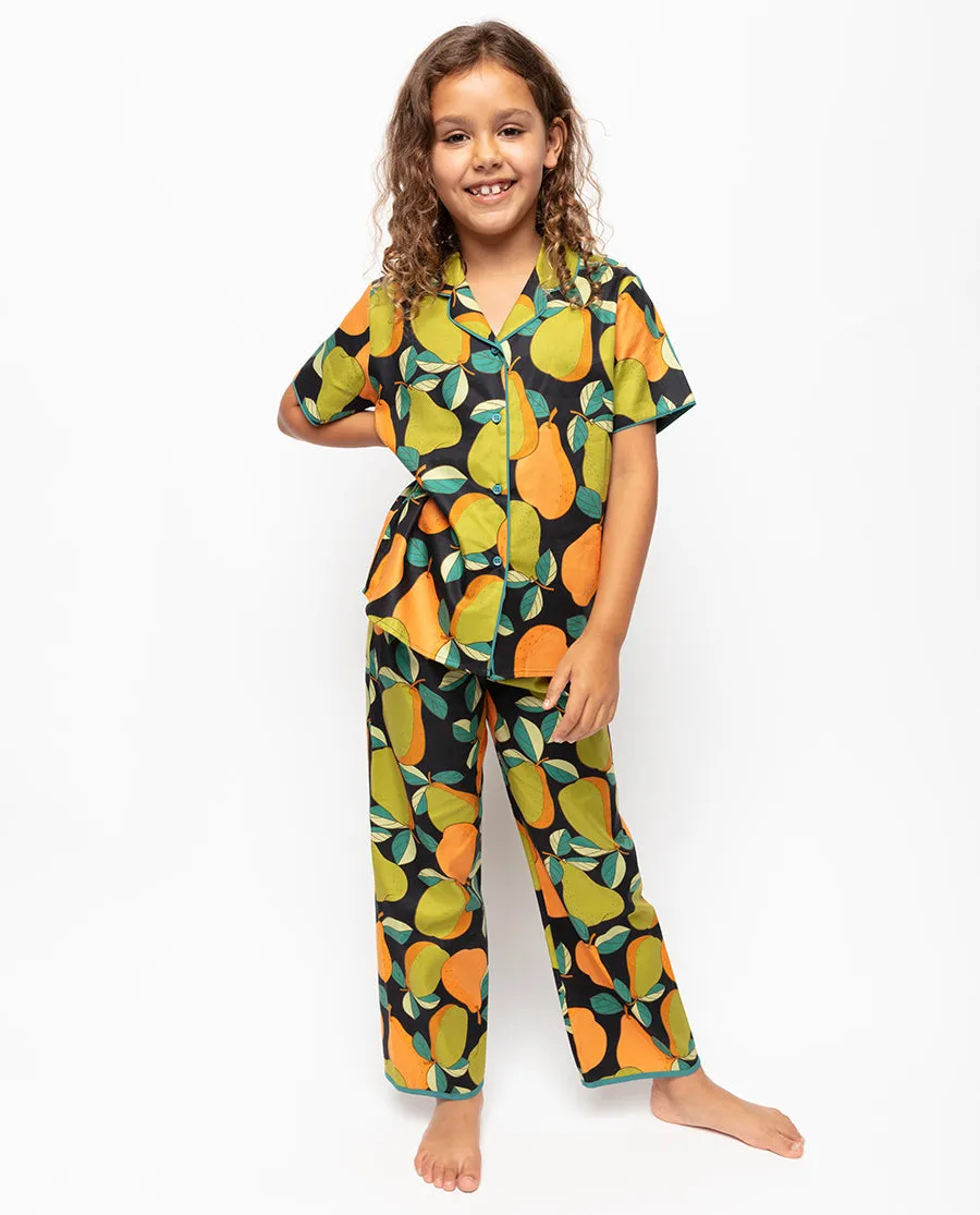 Flo Girls Pear Print Pyjama Set