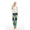 Floral Casual Wide Leg Long Harem Pants