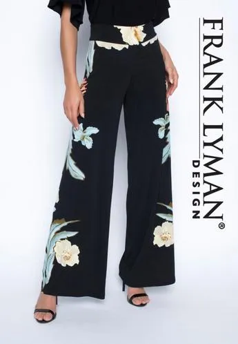 FLORAL PALAZZO PANTS