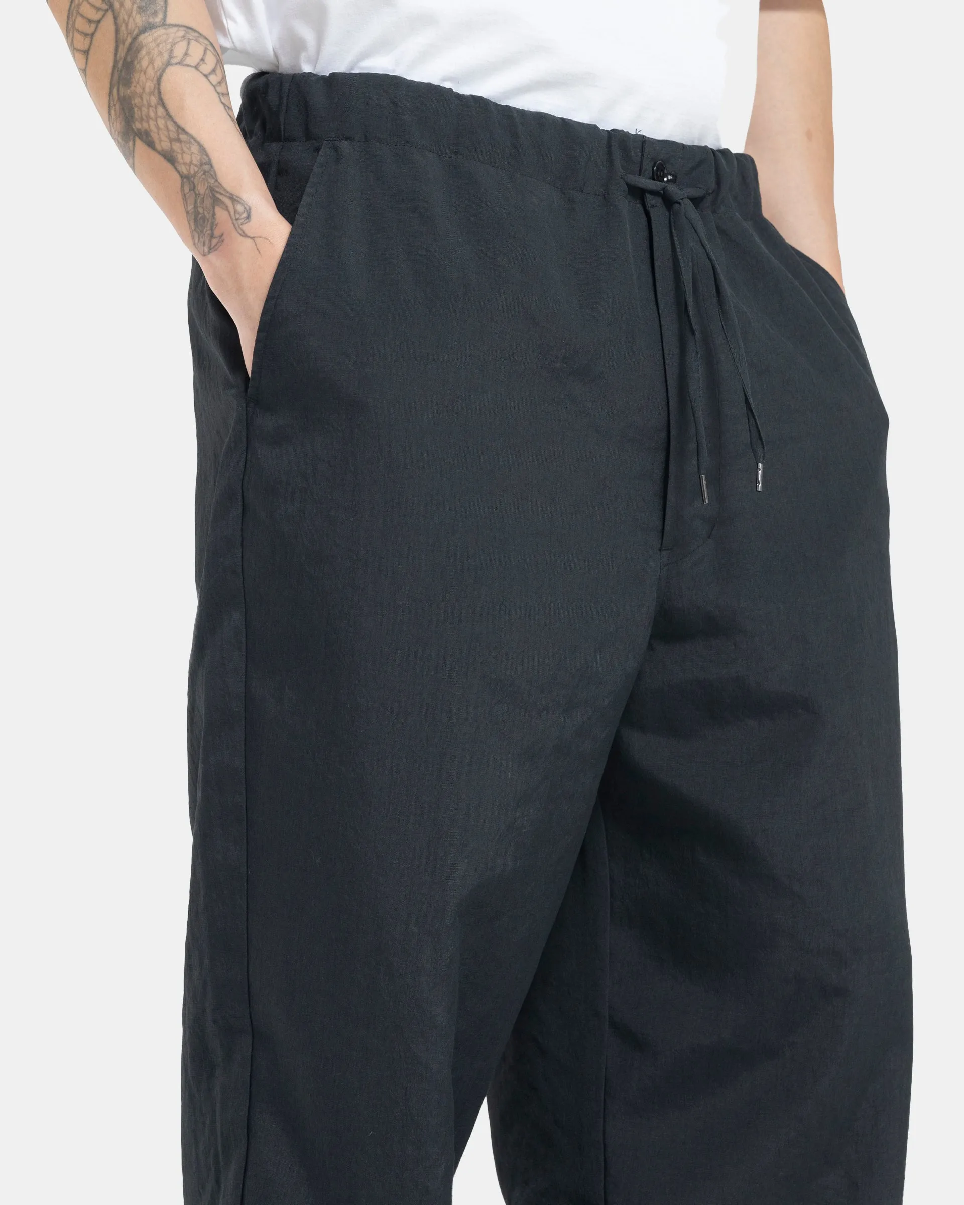 Free Adjusting Pants in Ink Black