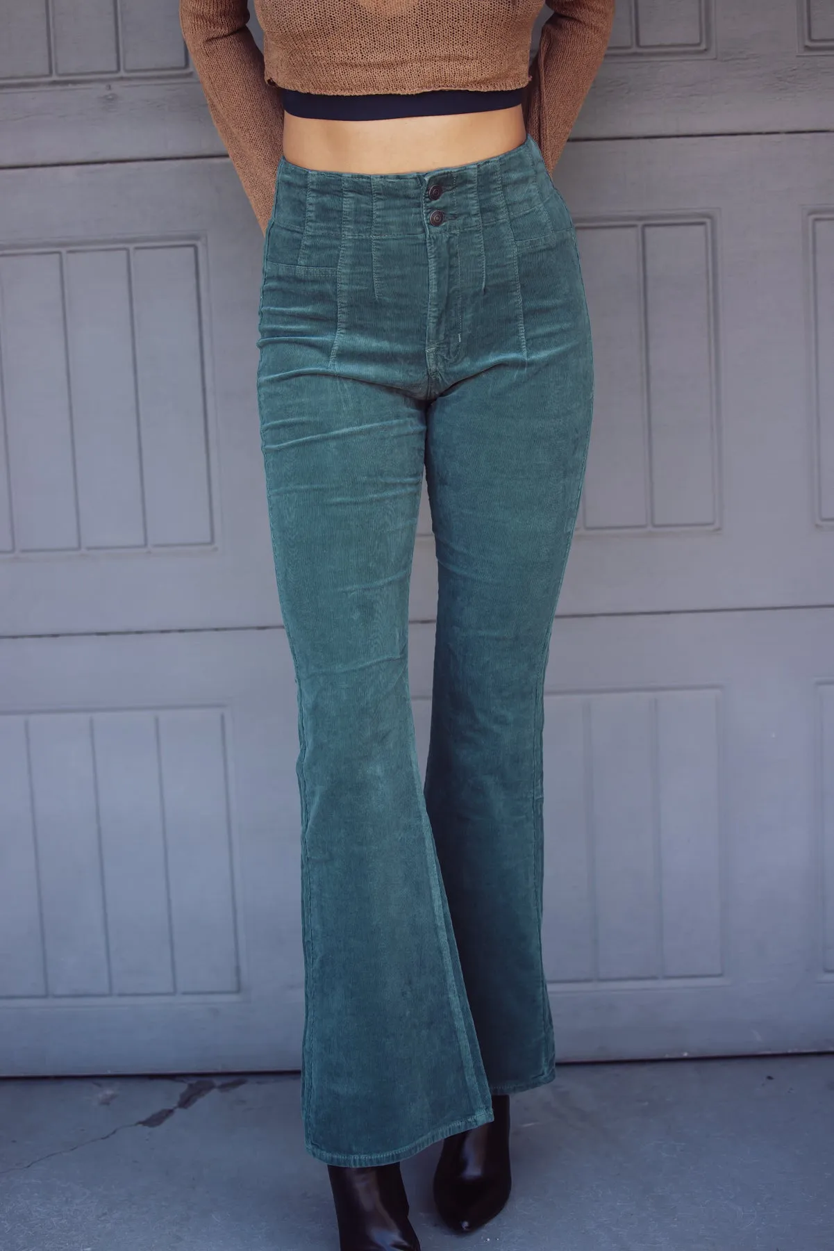 Free People Jayde Corduroy Flare Pants