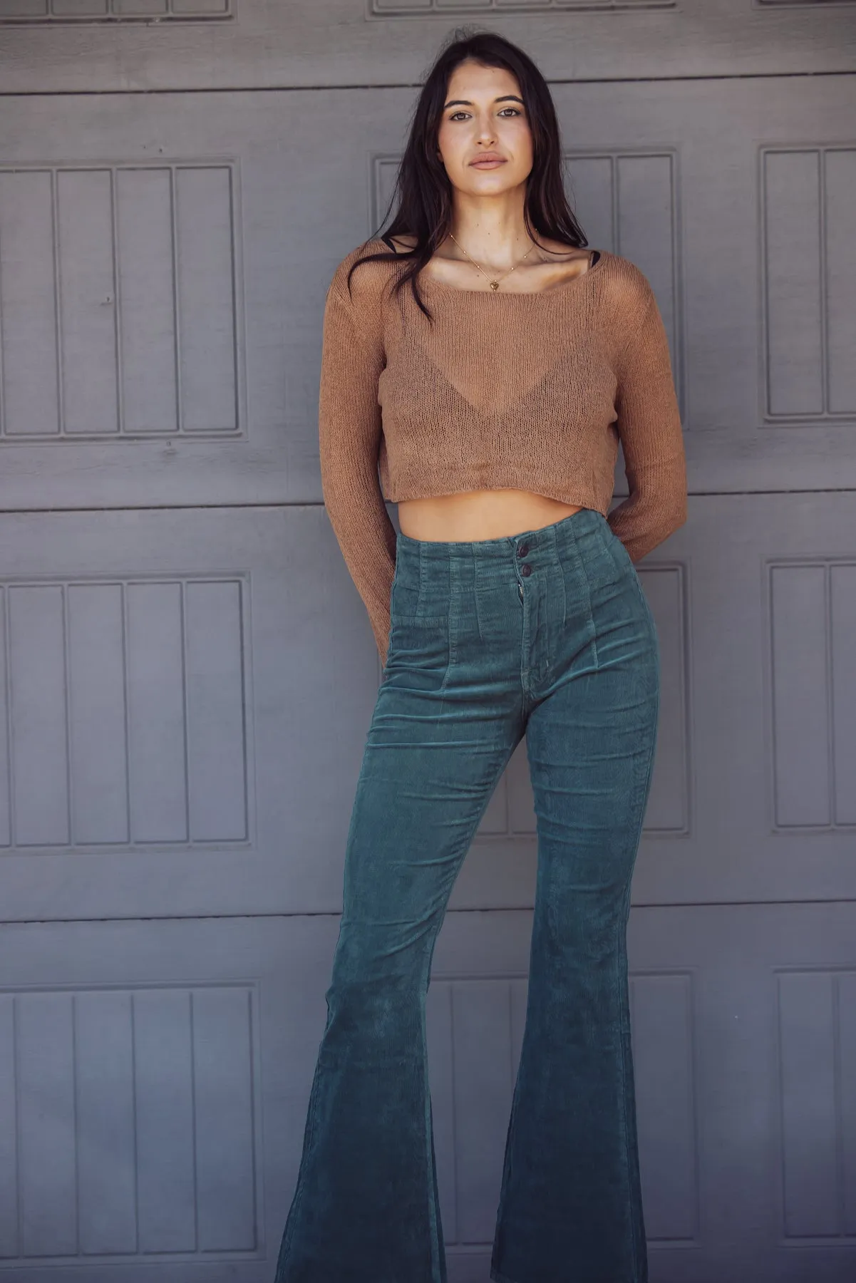 Free People Jayde Corduroy Flare Pants