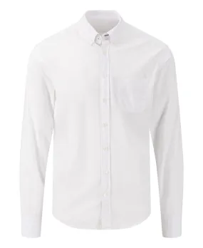 Garment Dyed Poplin Shirt - White