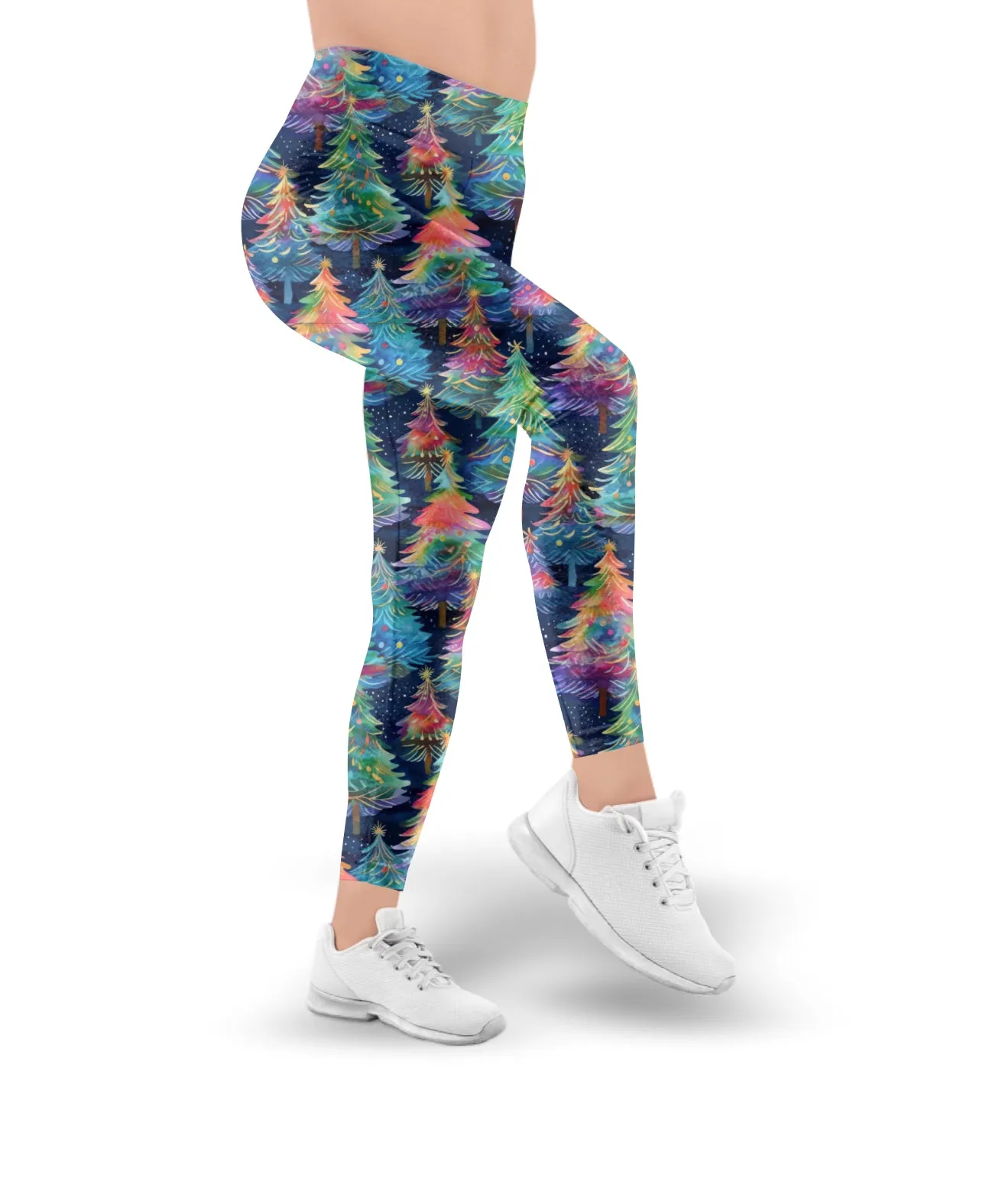 Happy Trees in Classic Leggings